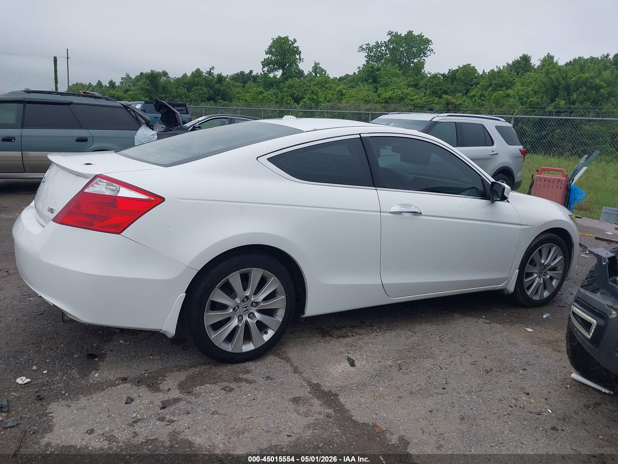 2008 Honda Accord 3.5 Ex-l White vin: 1HGCS22868A004714