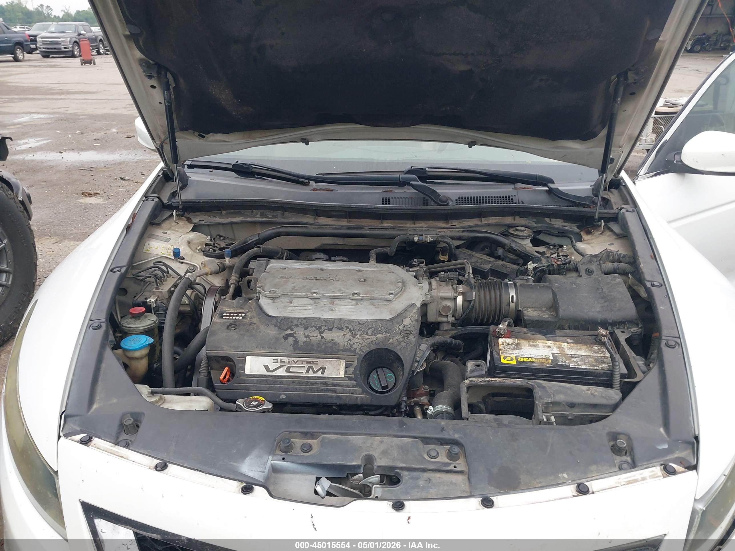 2008 Honda Accord 3.5 Ex-l White vin: 1HGCS22868A004714