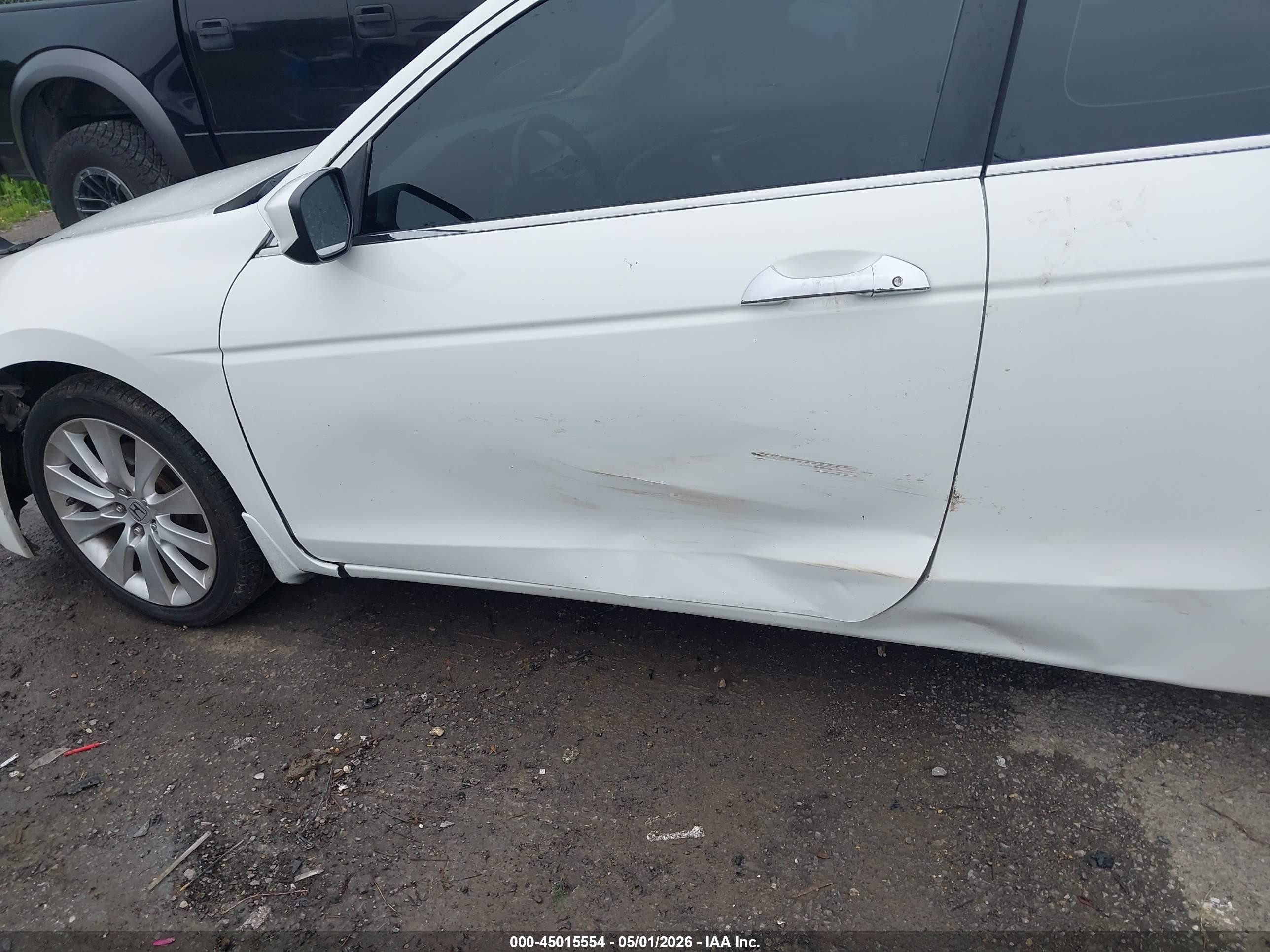 2008 Honda Accord 3.5 Ex-l White vin: 1HGCS22868A004714