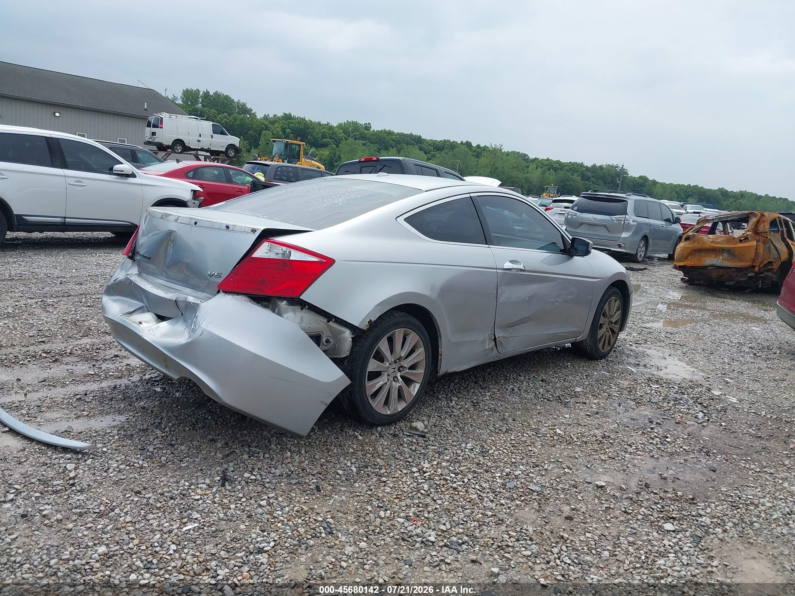 2008 Honda Accord 3.5 Ex-l Silver vin: 1HGCS22868A006818