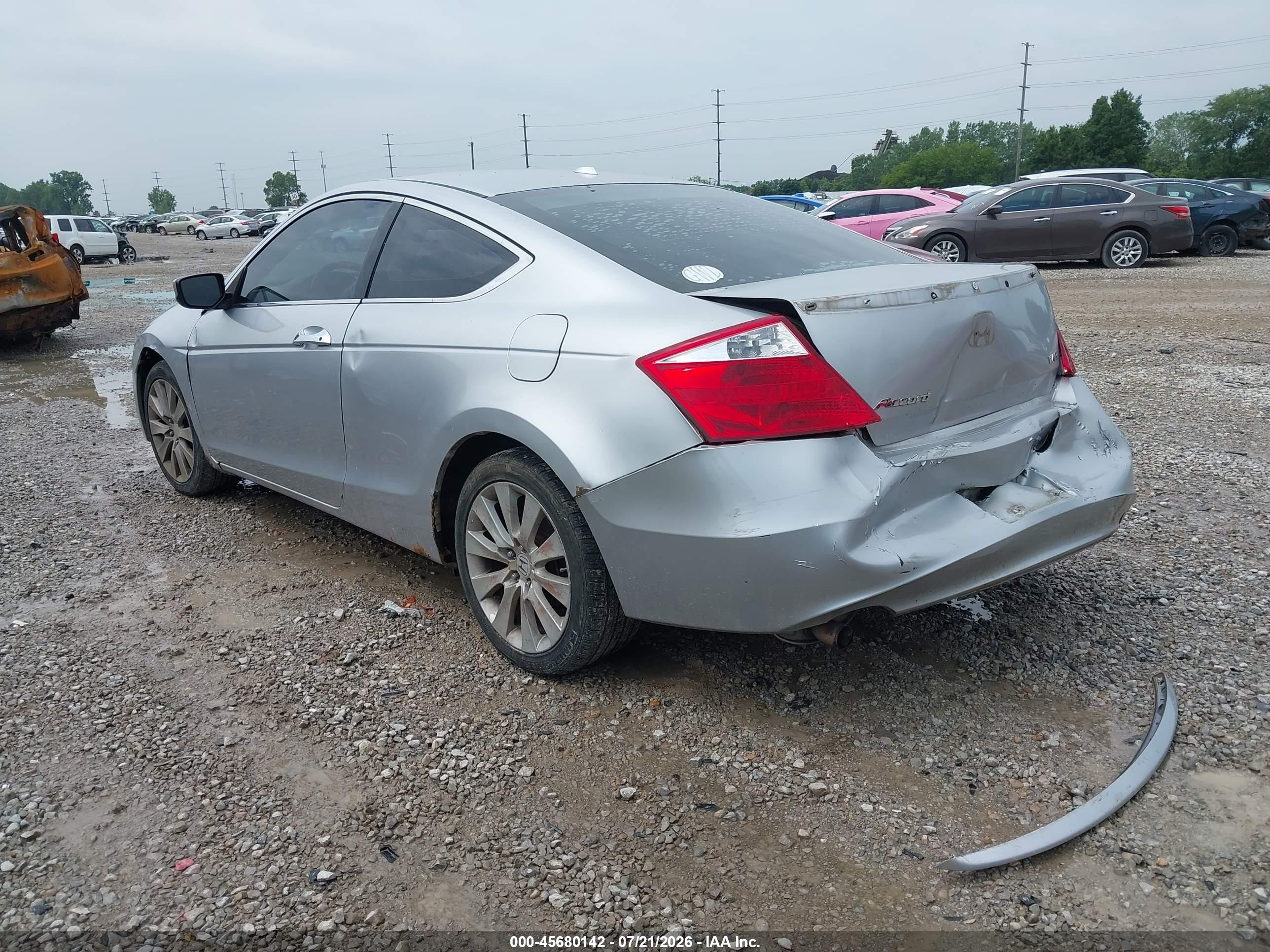 2008 Honda Accord 3.5 Ex-l Silver vin: 1HGCS22868A006818