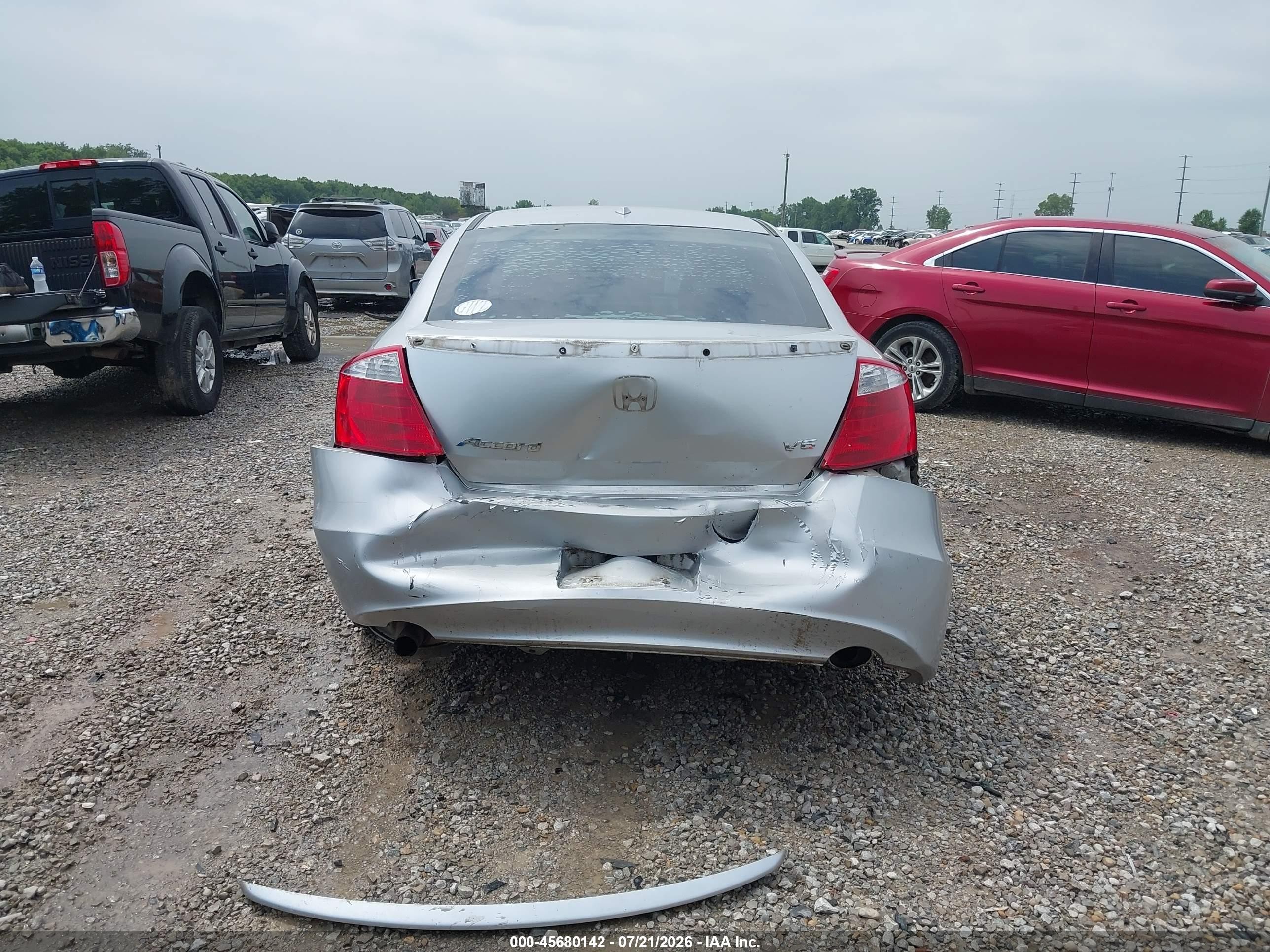 2008 Honda Accord 3.5 Ex-l Silver vin: 1HGCS22868A006818