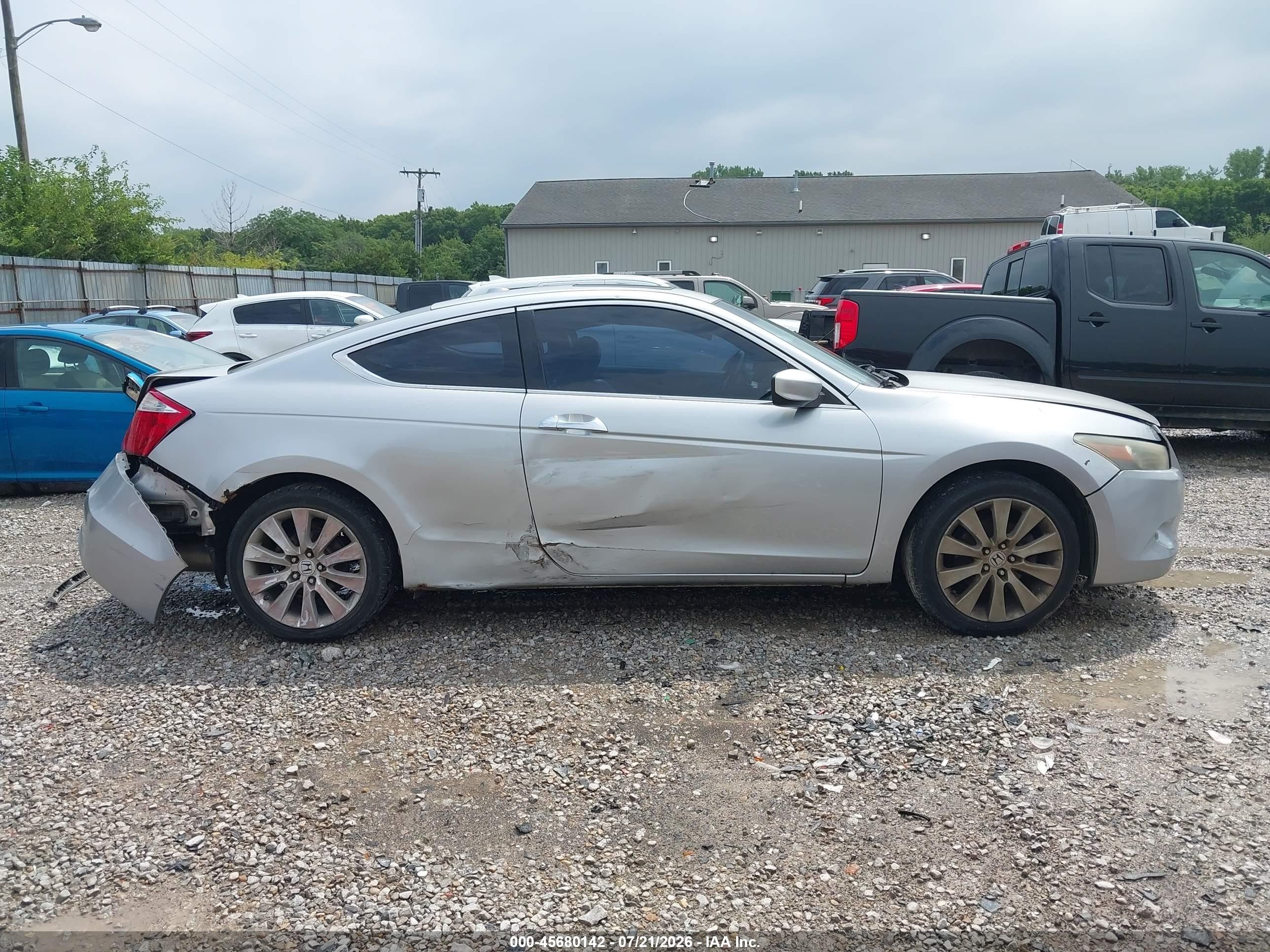 2008 Honda Accord 3.5 Ex-l Silver vin: 1HGCS22868A006818