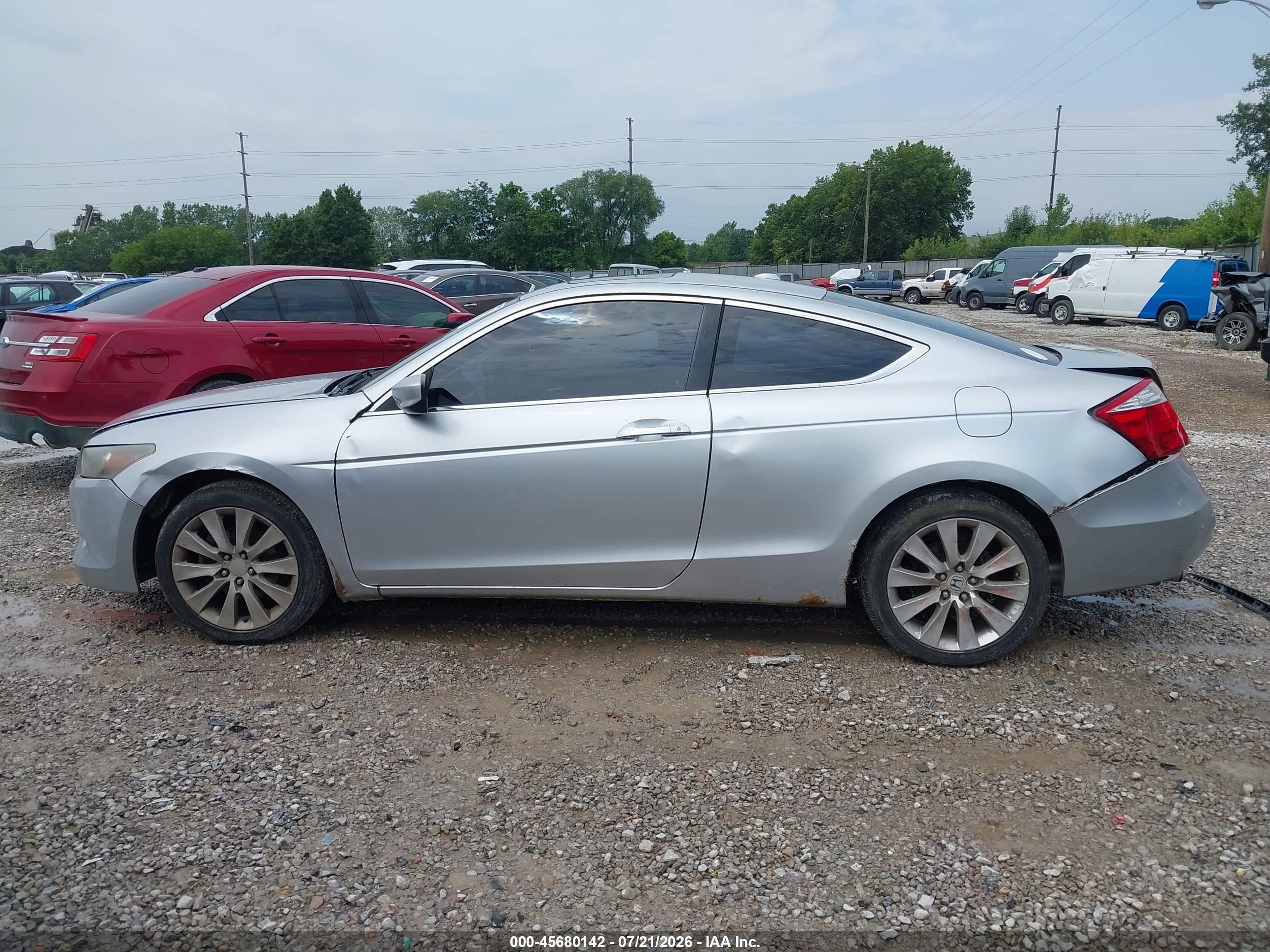 2008 Honda Accord 3.5 Ex-l Silver vin: 1HGCS22868A006818