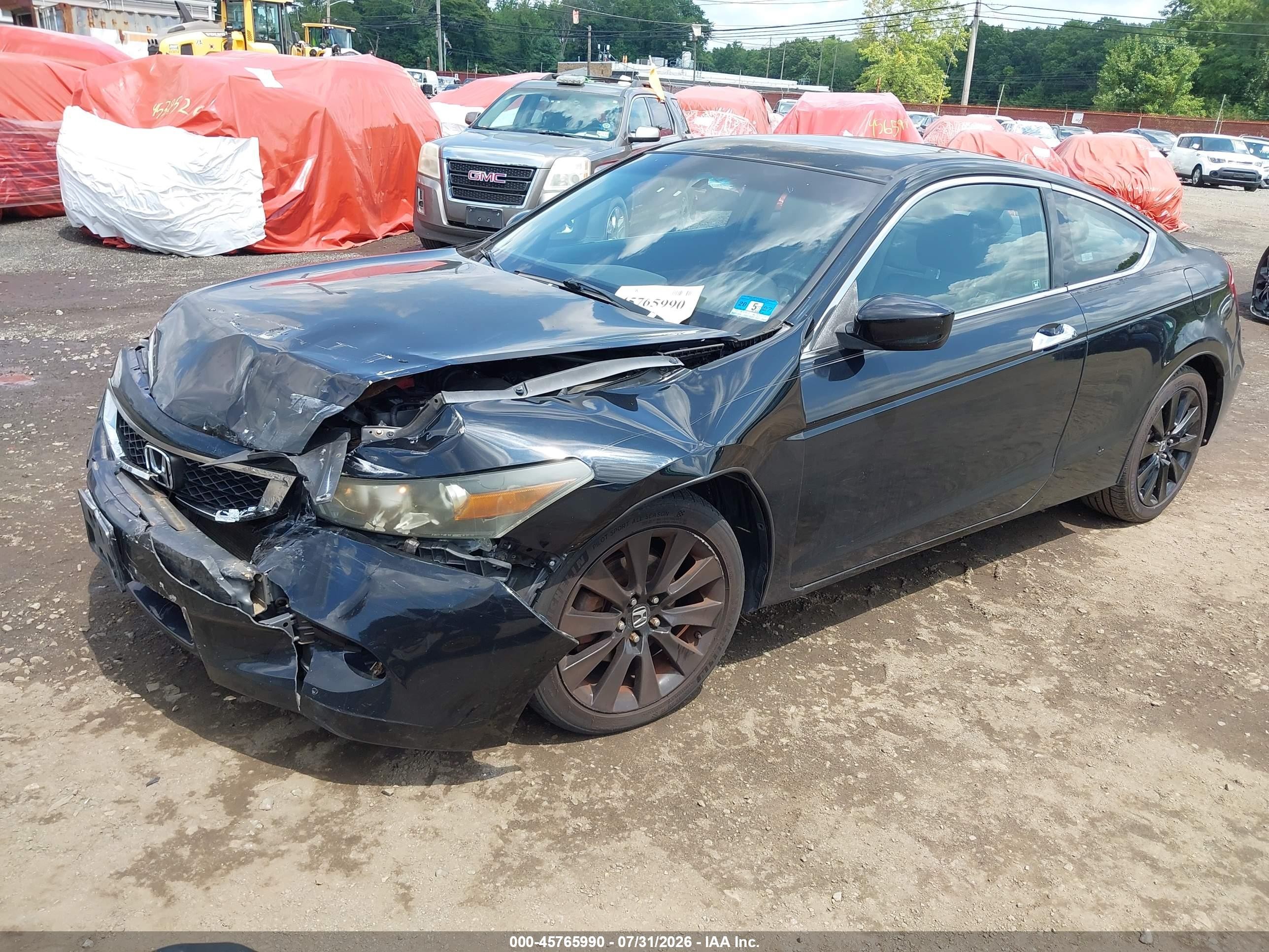 2009 Honda Accord 3.5 Ex-l Черный vin: 1HGCS22869A004889