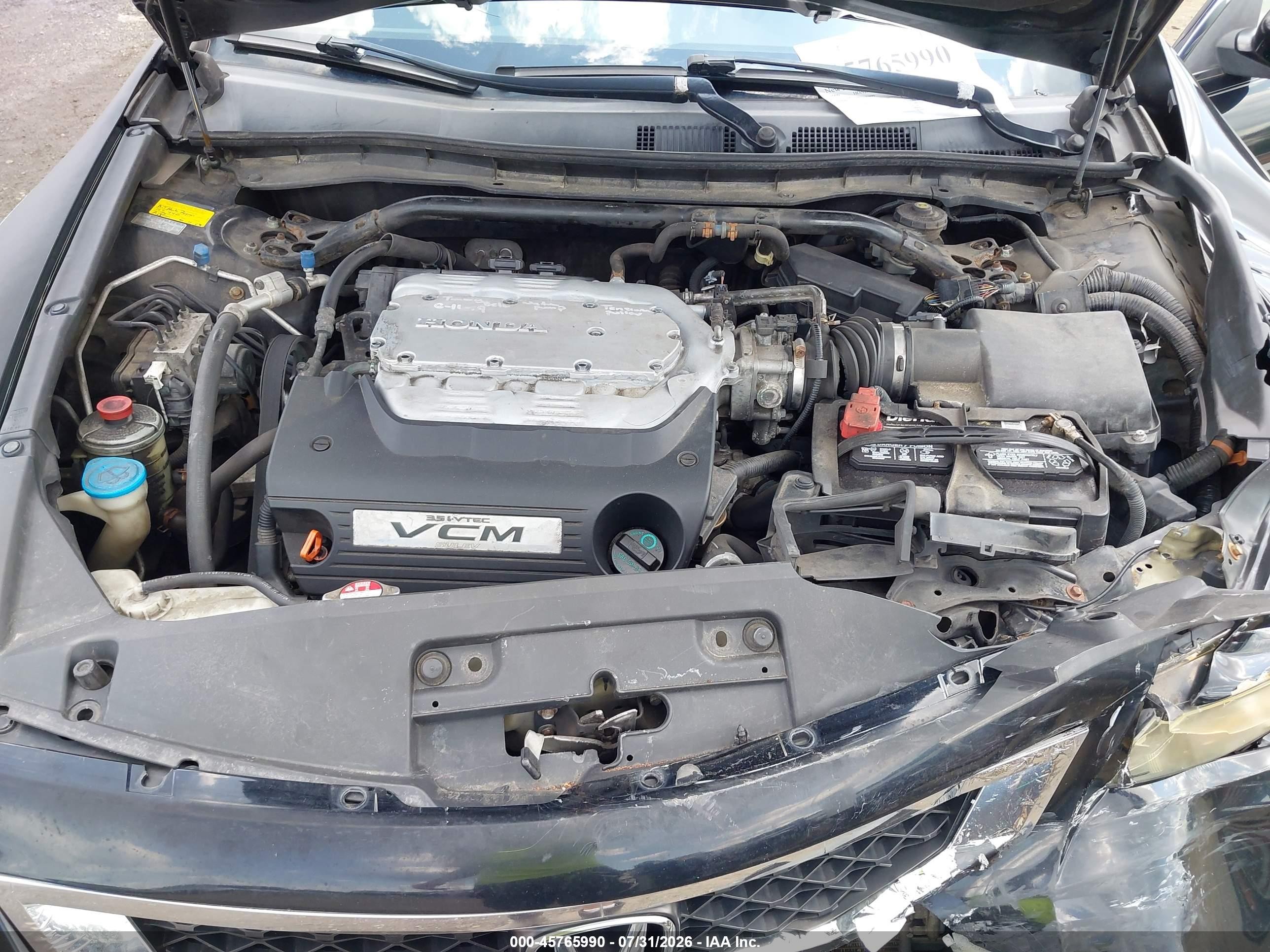 2009 Honda Accord 3.5 Ex-l Черный vin: 1HGCS22869A004889