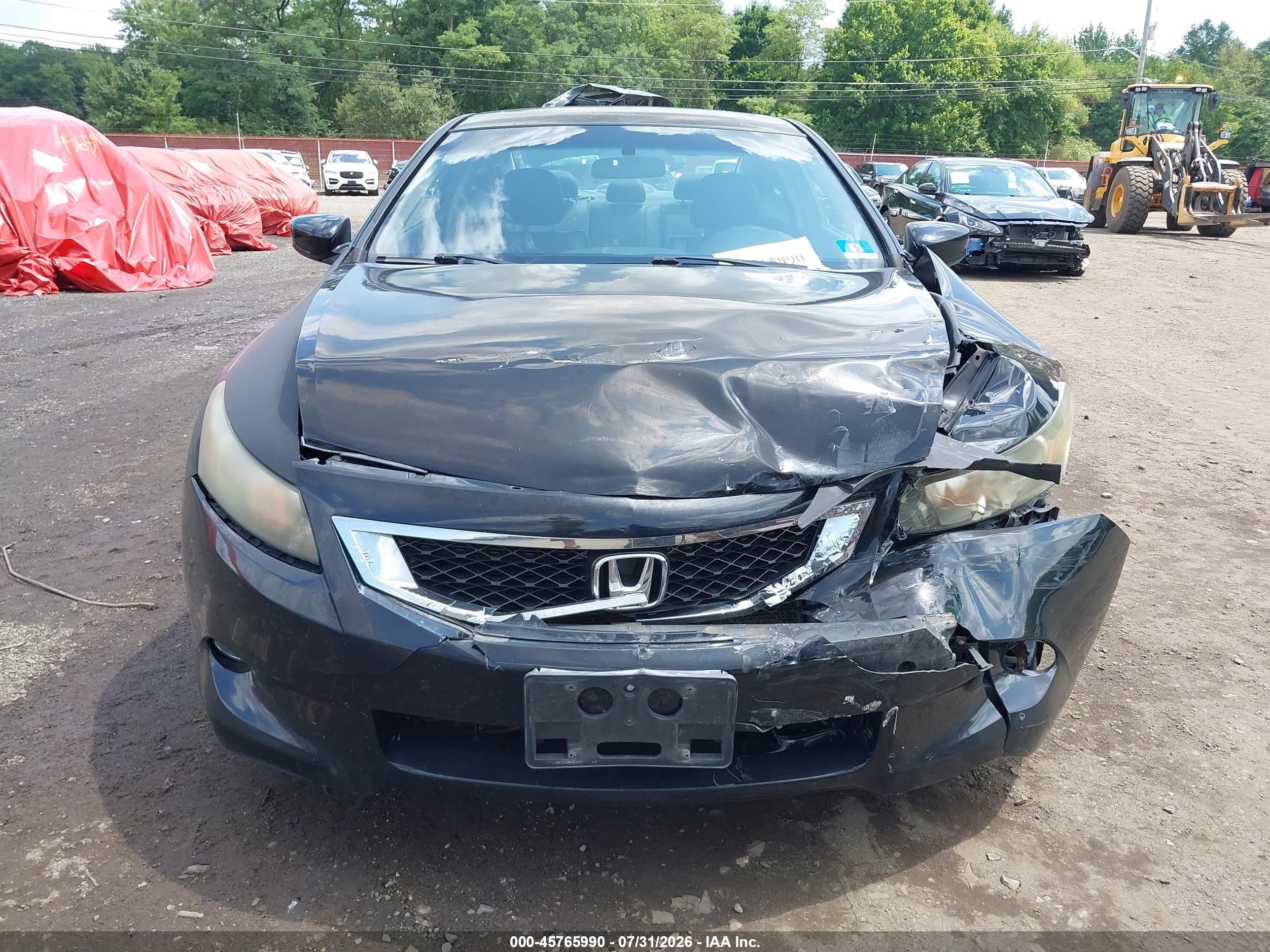 2009 Honda Accord 3.5 Ex-l Черный vin: 1HGCS22869A004889