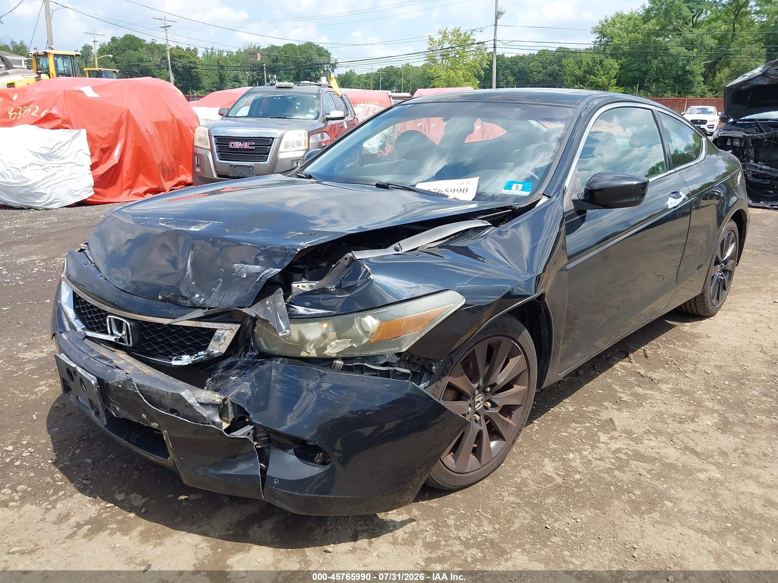 2009 Honda Accord 3.5 Ex-l Черный vin: 1HGCS22869A004889