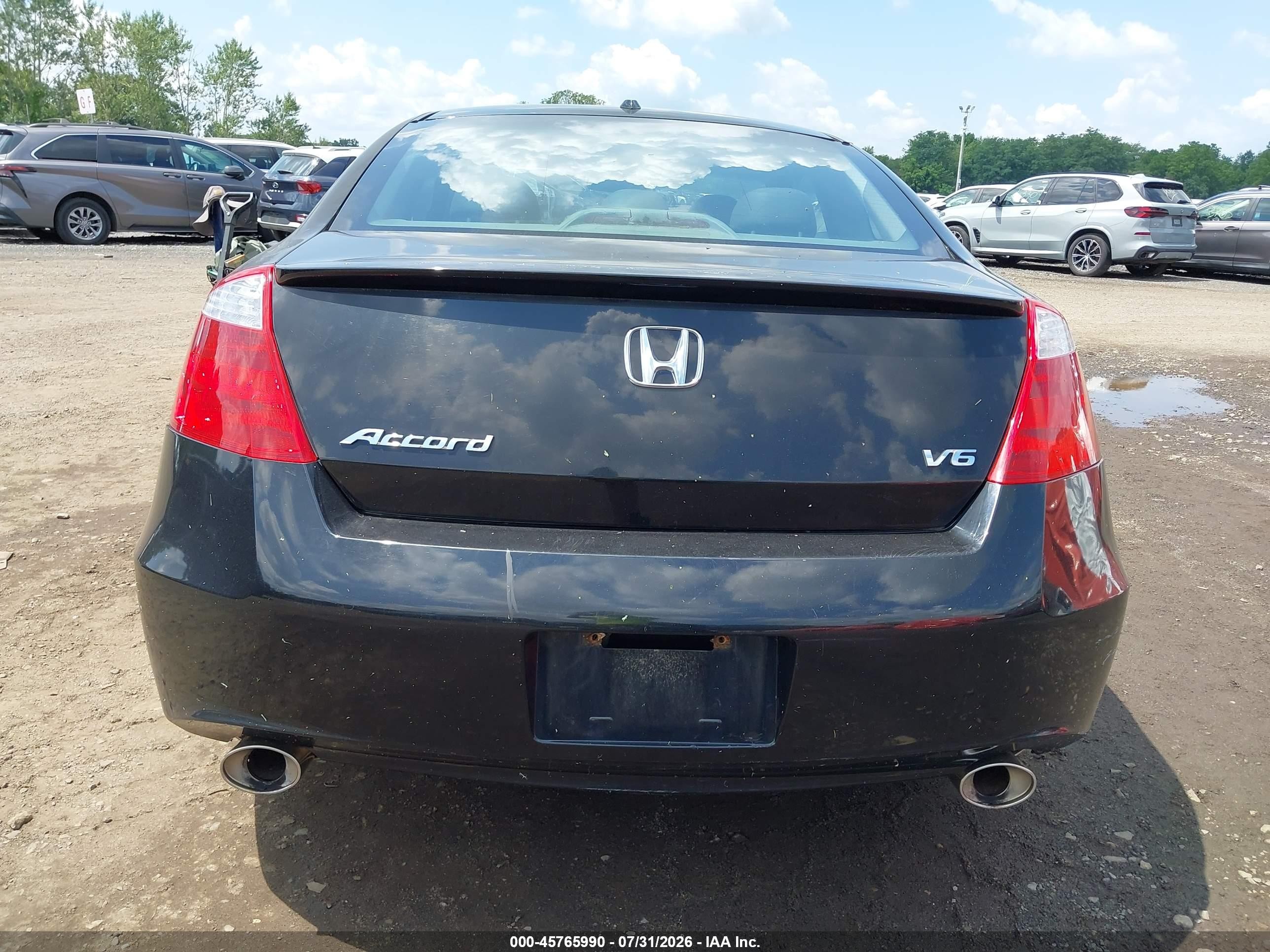 2009 Honda Accord 3.5 Ex-l Черный vin: 1HGCS22869A004889