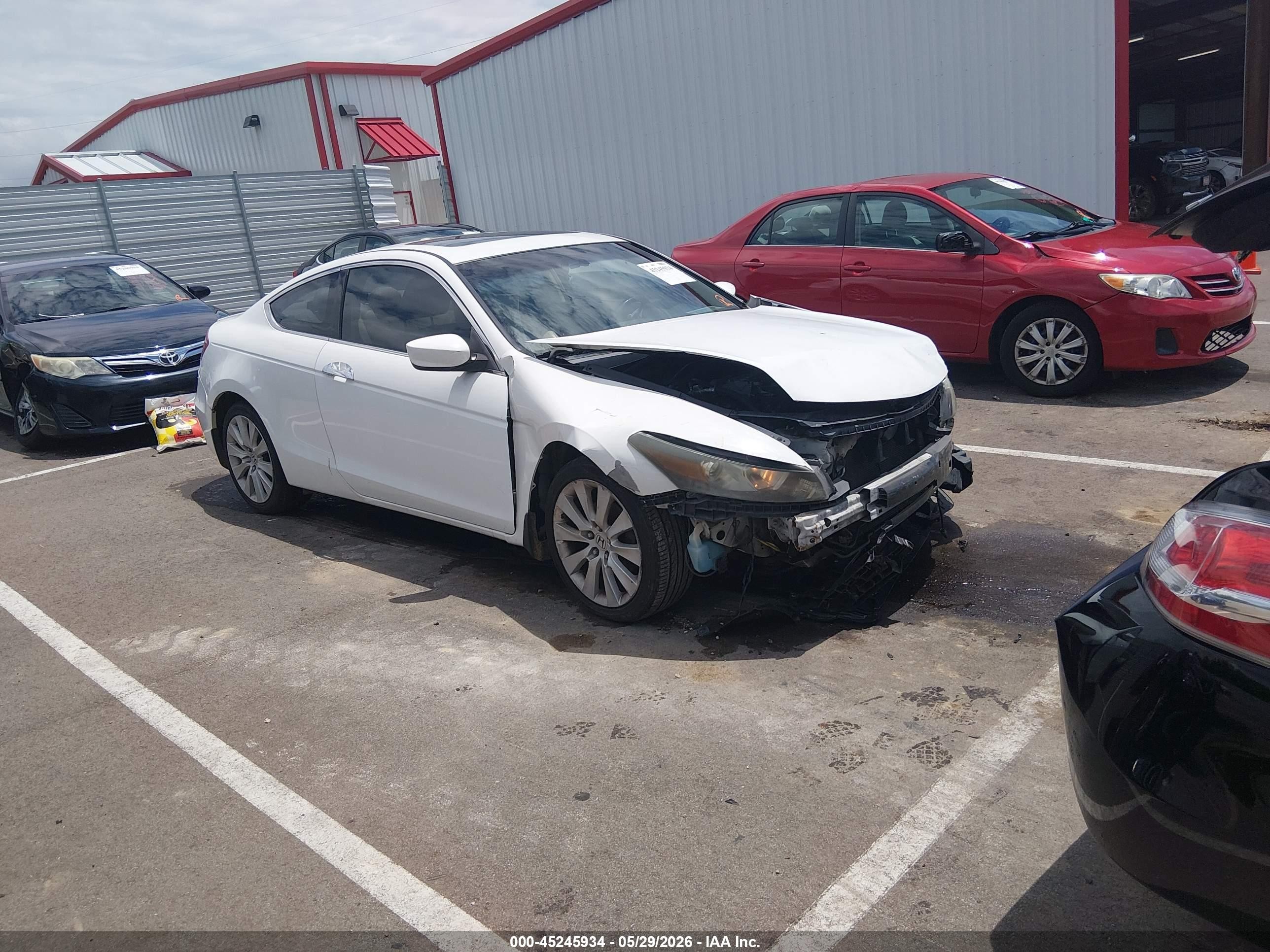 2008 Honda Accord 3.5 Ex-l White vin: 1HGCS22878A011025