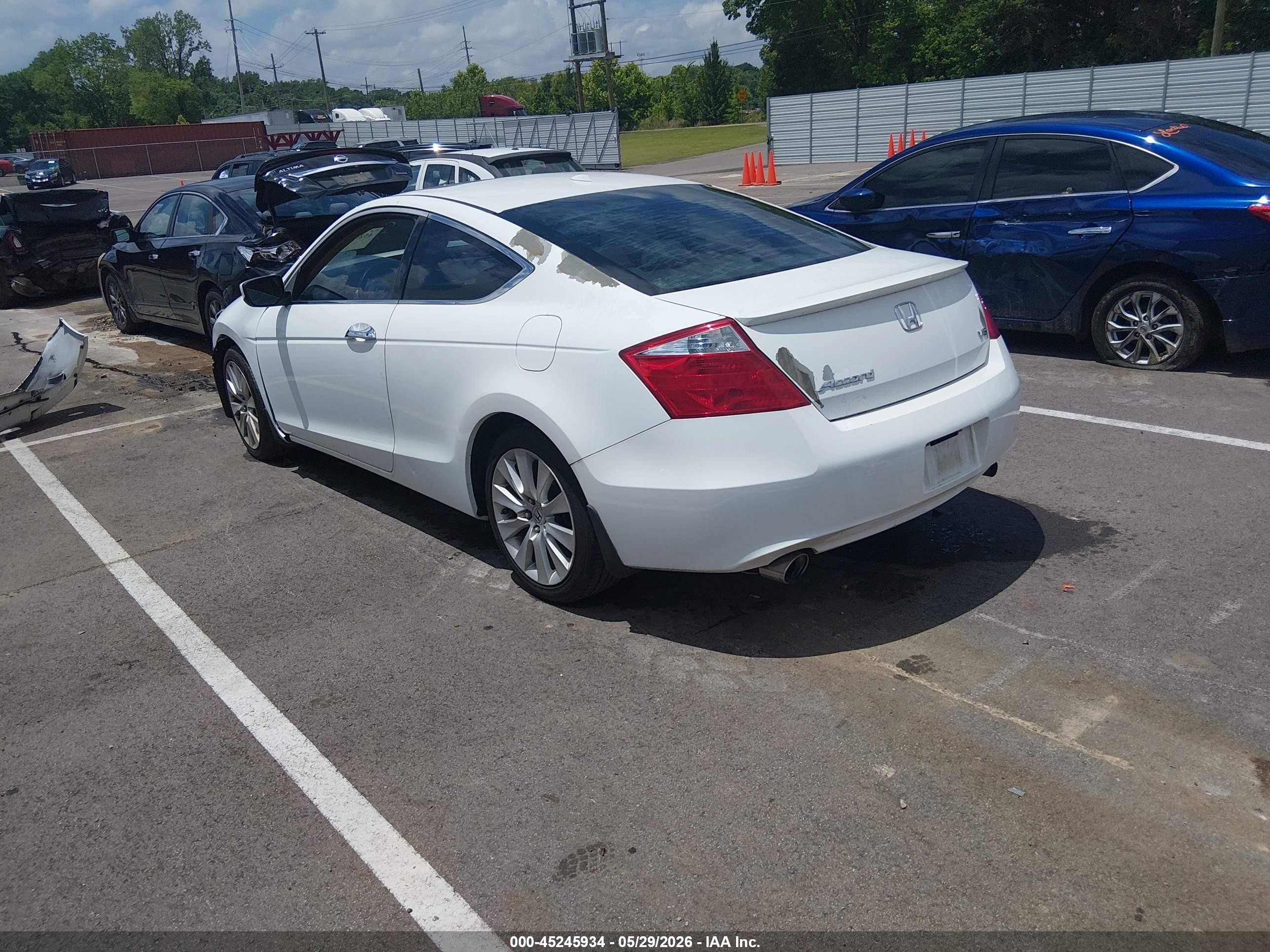 2008 Honda Accord 3.5 Ex-l White vin: 1HGCS22878A011025