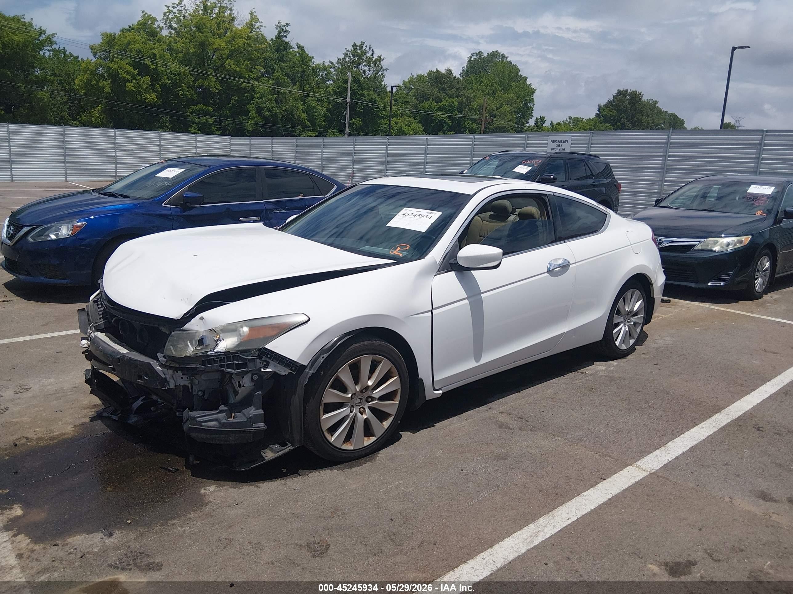 2008 Honda Accord 3.5 Ex-l White vin: 1HGCS22878A011025