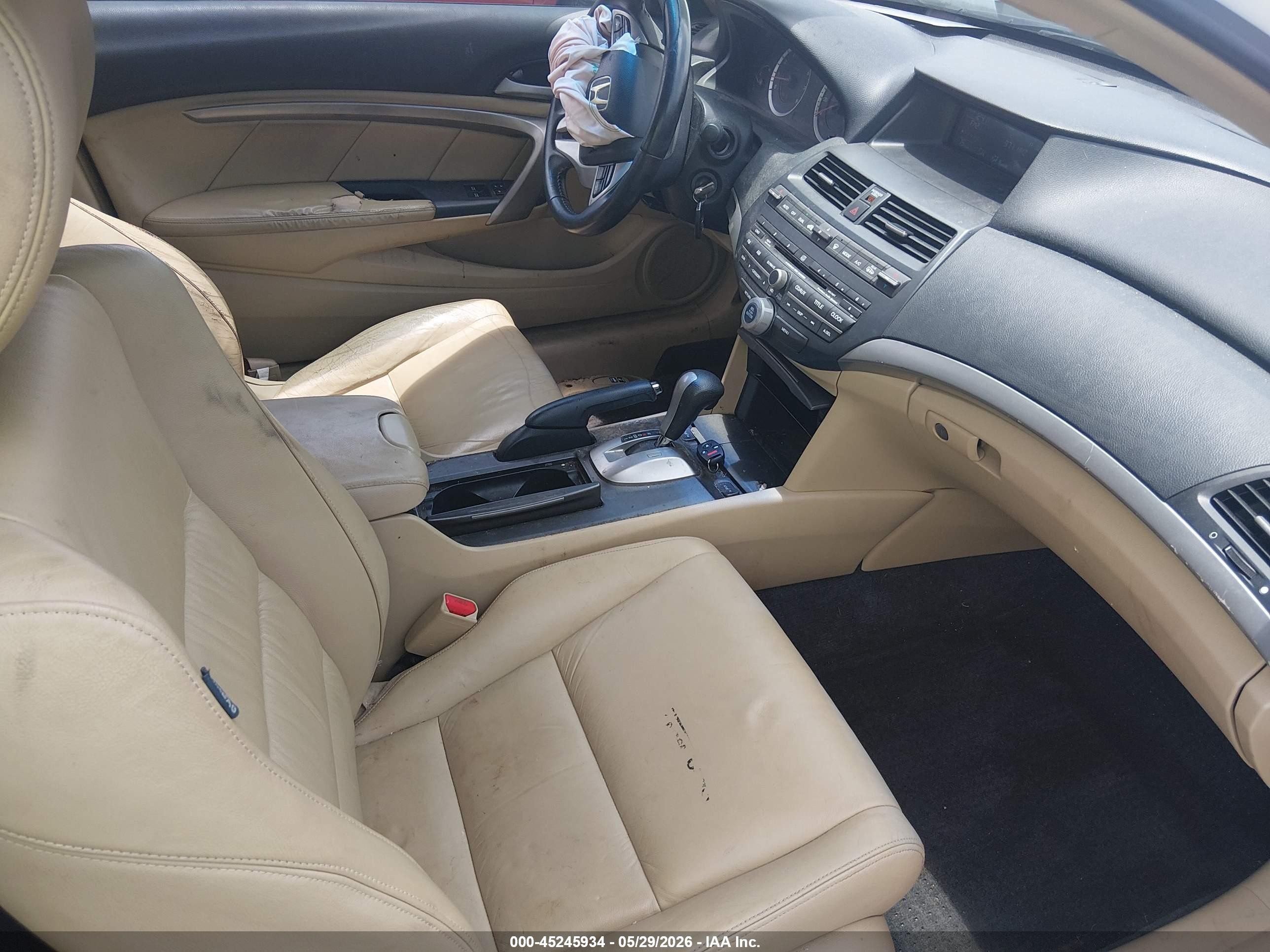 2008 Honda Accord 3.5 Ex-l White vin: 1HGCS22878A011025