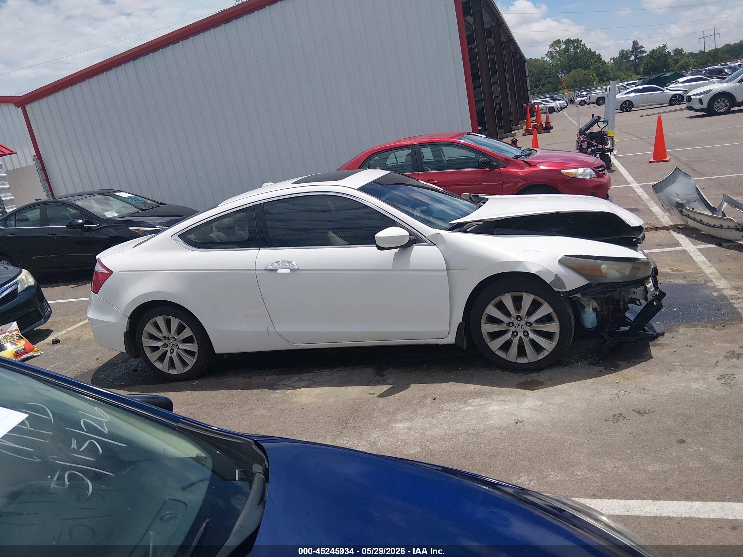 2008 Honda Accord 3.5 Ex-l White vin: 1HGCS22878A011025