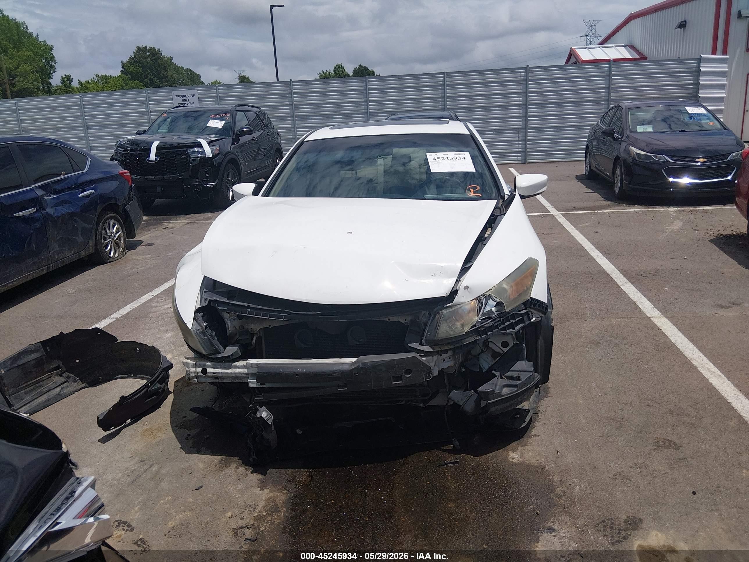 2008 Honda Accord 3.5 Ex-l White vin: 1HGCS22878A011025