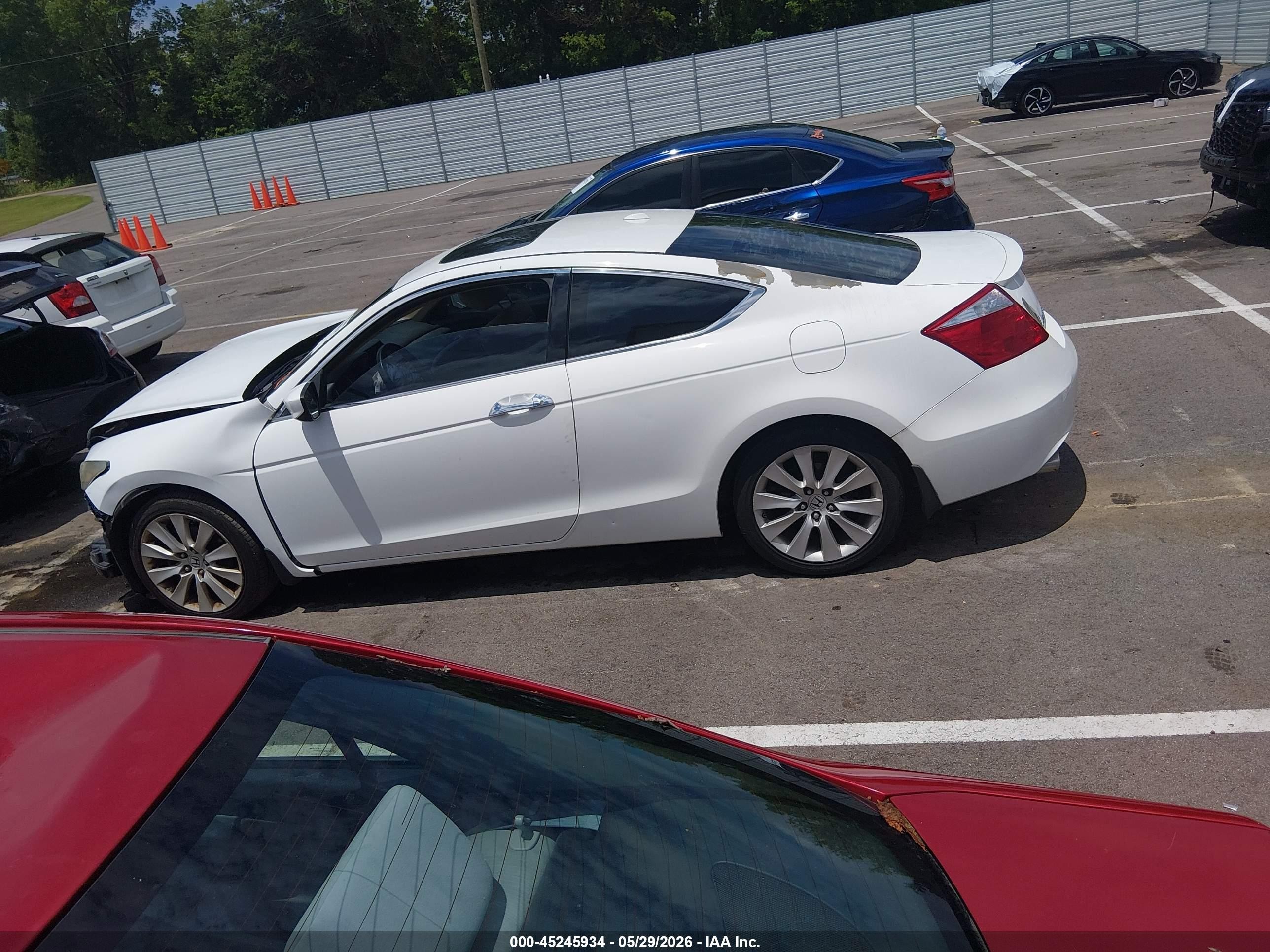 2008 Honda Accord 3.5 Ex-l White vin: 1HGCS22878A011025