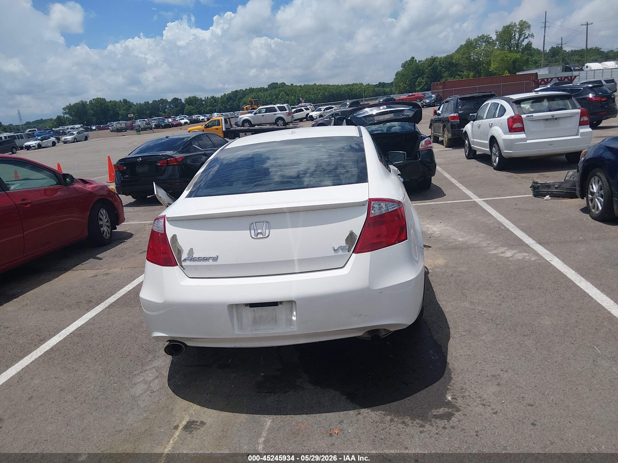 2008 Honda Accord 3.5 Ex-l White vin: 1HGCS22878A011025