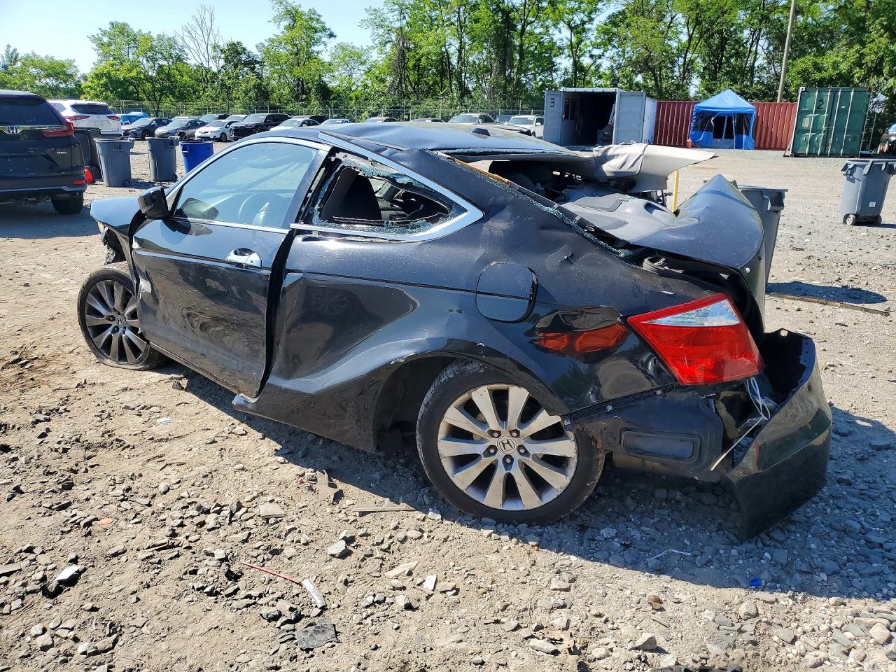 2009 Honda Accord Exl Black vin: 1HGCS22879A002908