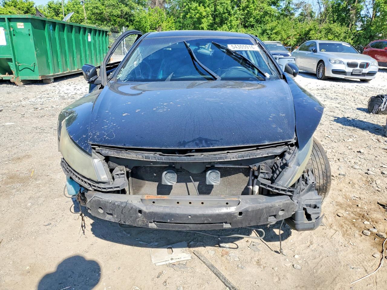 2009 Honda Accord Exl Black vin: 1HGCS22879A002908