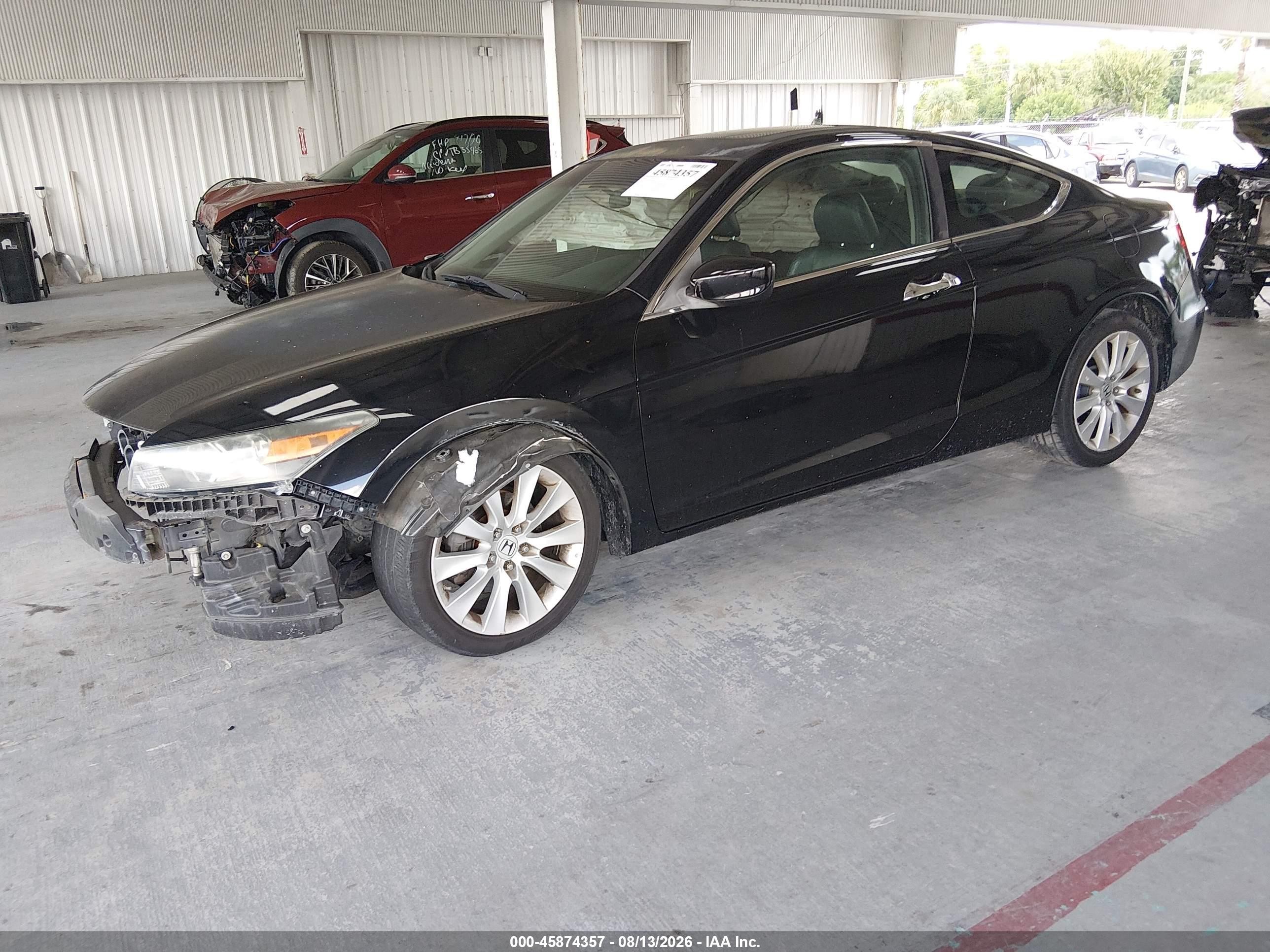 2009 Honda Accord 3.5 Ex-l Black vin: 1HGCS22879A003685