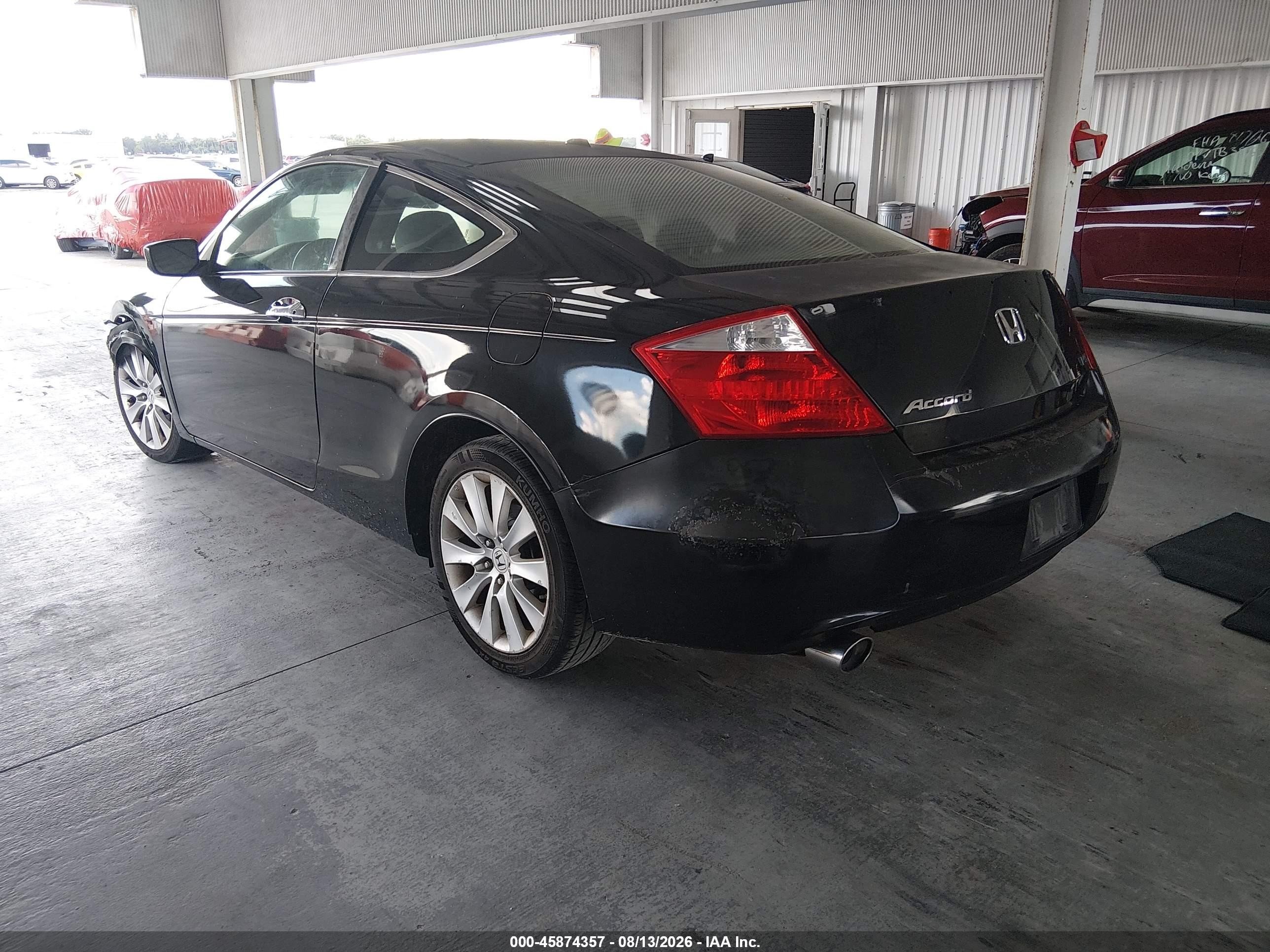 2009 Honda Accord 3.5 Ex-l Black vin: 1HGCS22879A003685