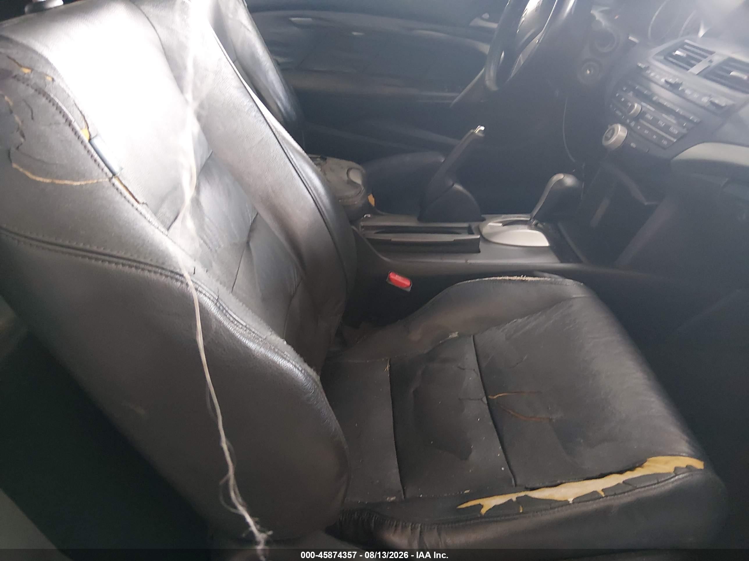 2009 Honda Accord 3.5 Ex-l Black vin: 1HGCS22879A003685
