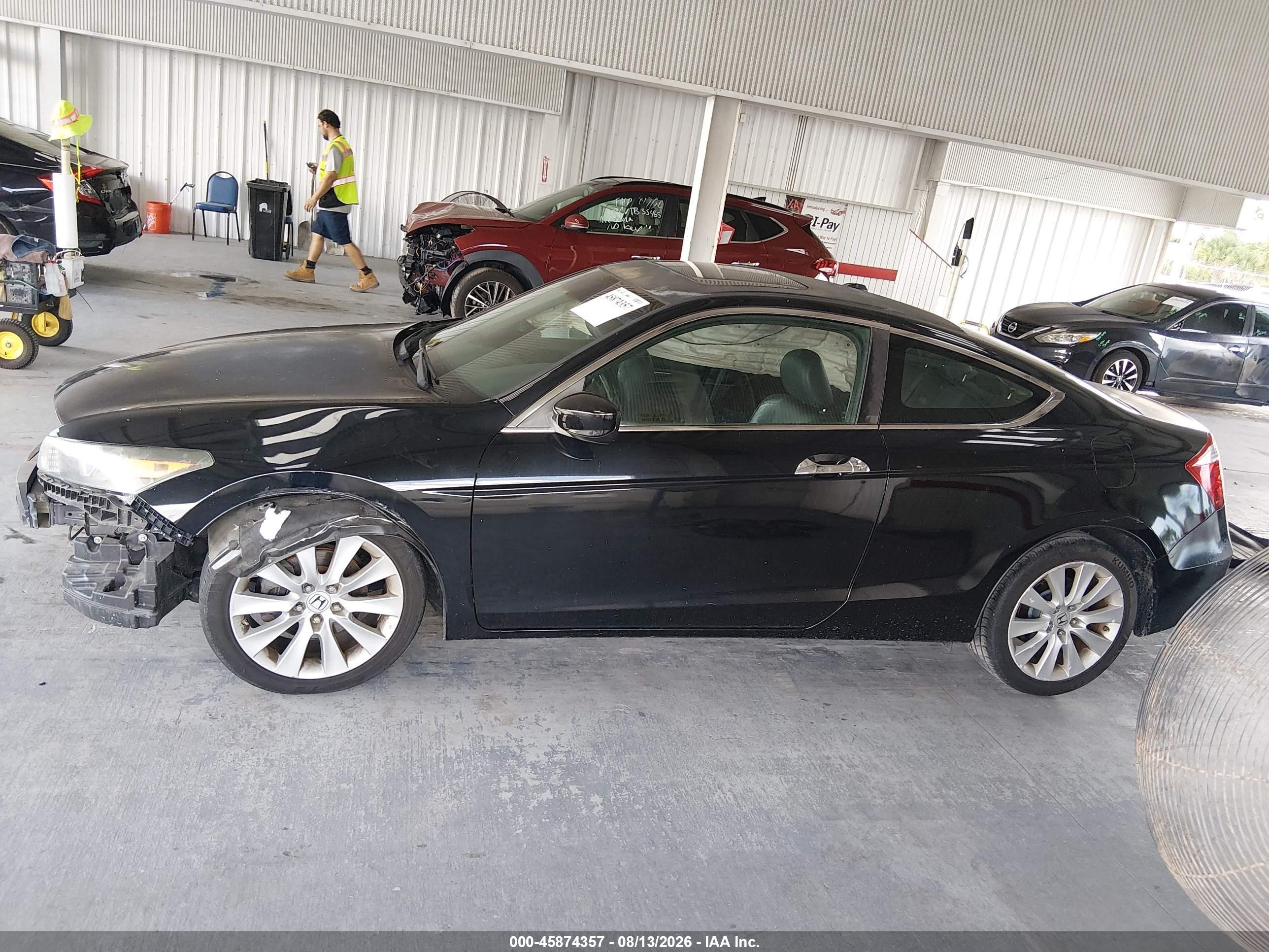 2009 Honda Accord 3.5 Ex-l Black vin: 1HGCS22879A003685