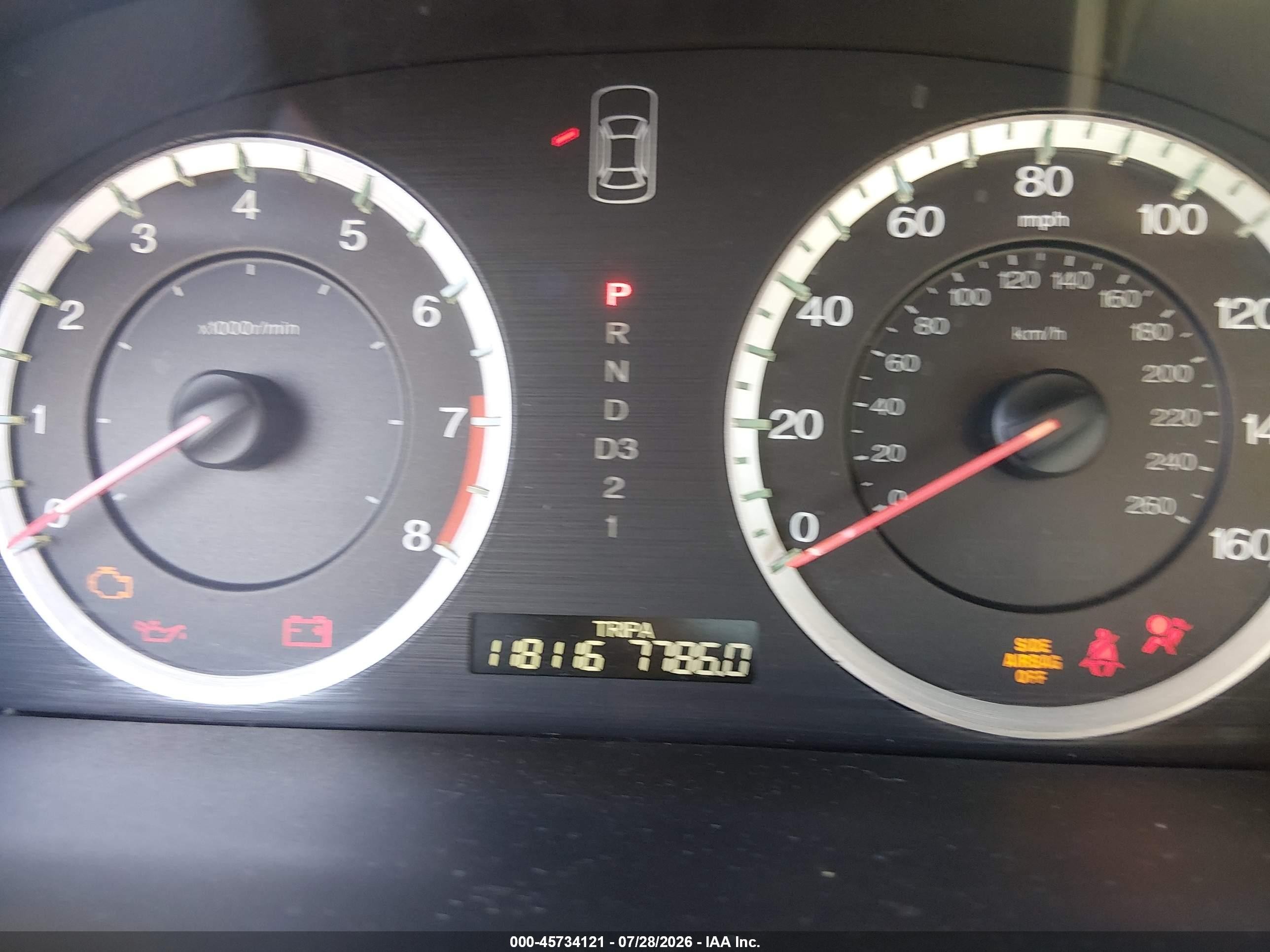 2008 Honda Accord 3.5 Ex-l Red vin: 1HGCS22888A001863
