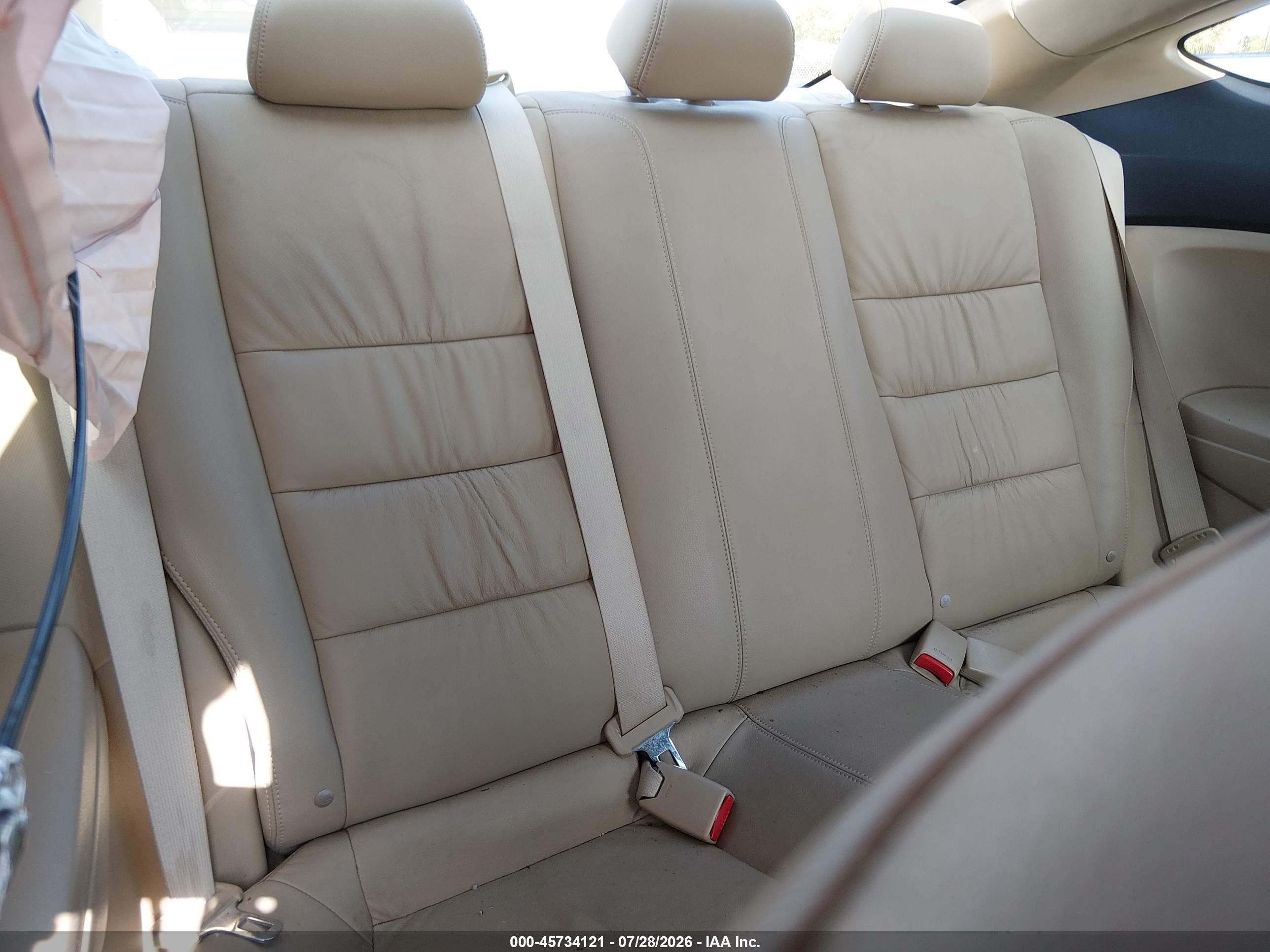 2008 Honda Accord 3.5 Ex-l Red vin: 1HGCS22888A001863