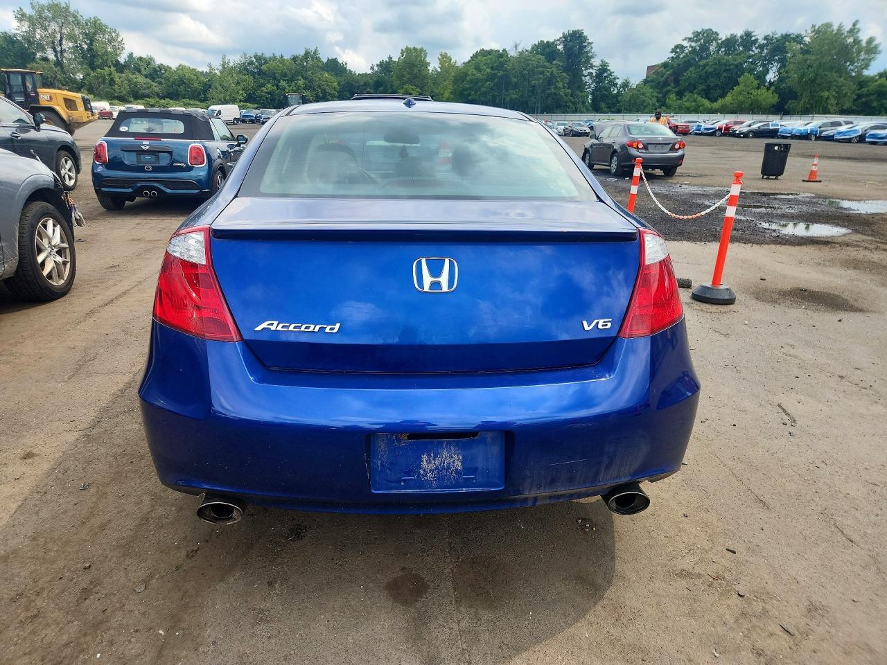 2009 Honda Accord Exl Синий vin: 1HGCS22889A011598