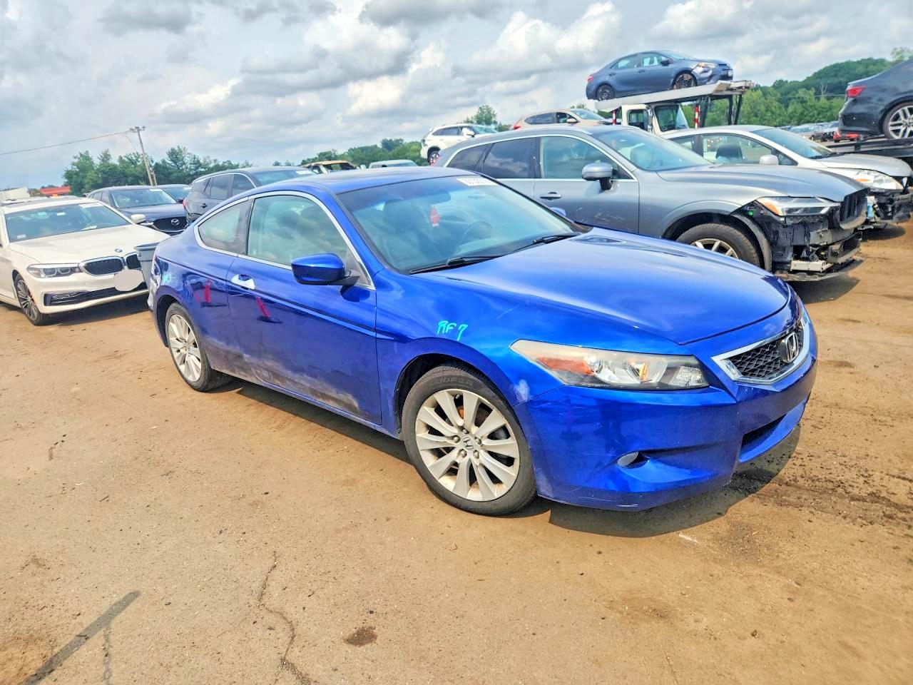 2009 Honda Accord Exl Синий vin: 1HGCS22889A011598