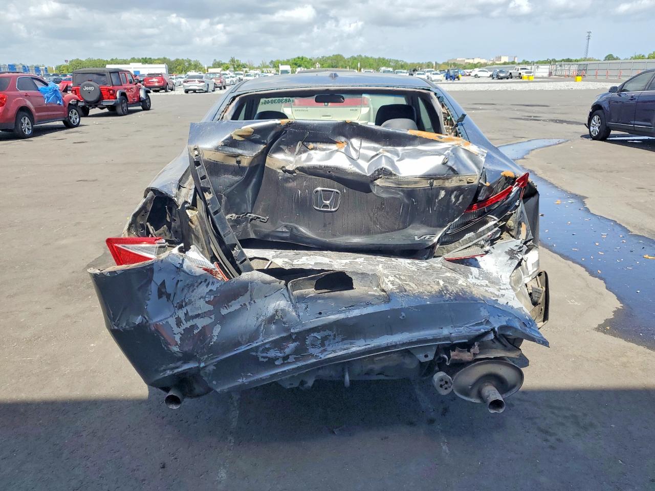 2008 Honda Accord Exl Серый vin: 1HGCS22898A016341