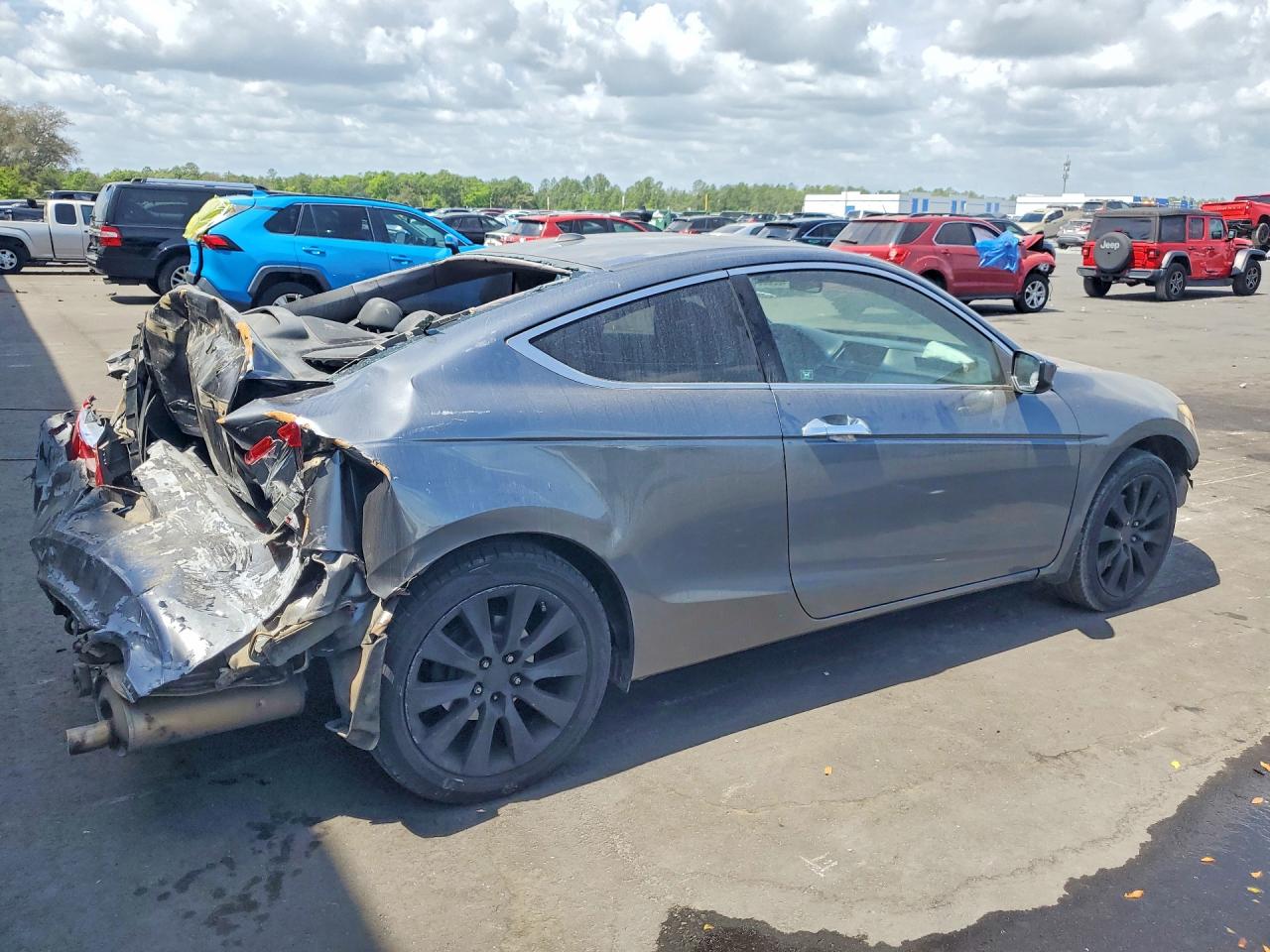 2008 Honda Accord Exl Серый vin: 1HGCS22898A016341