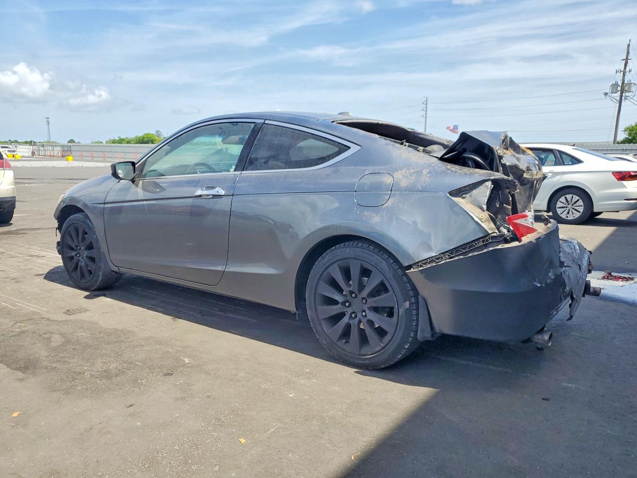 2008 Honda Accord Exl Серый vin: 1HGCS22898A016341