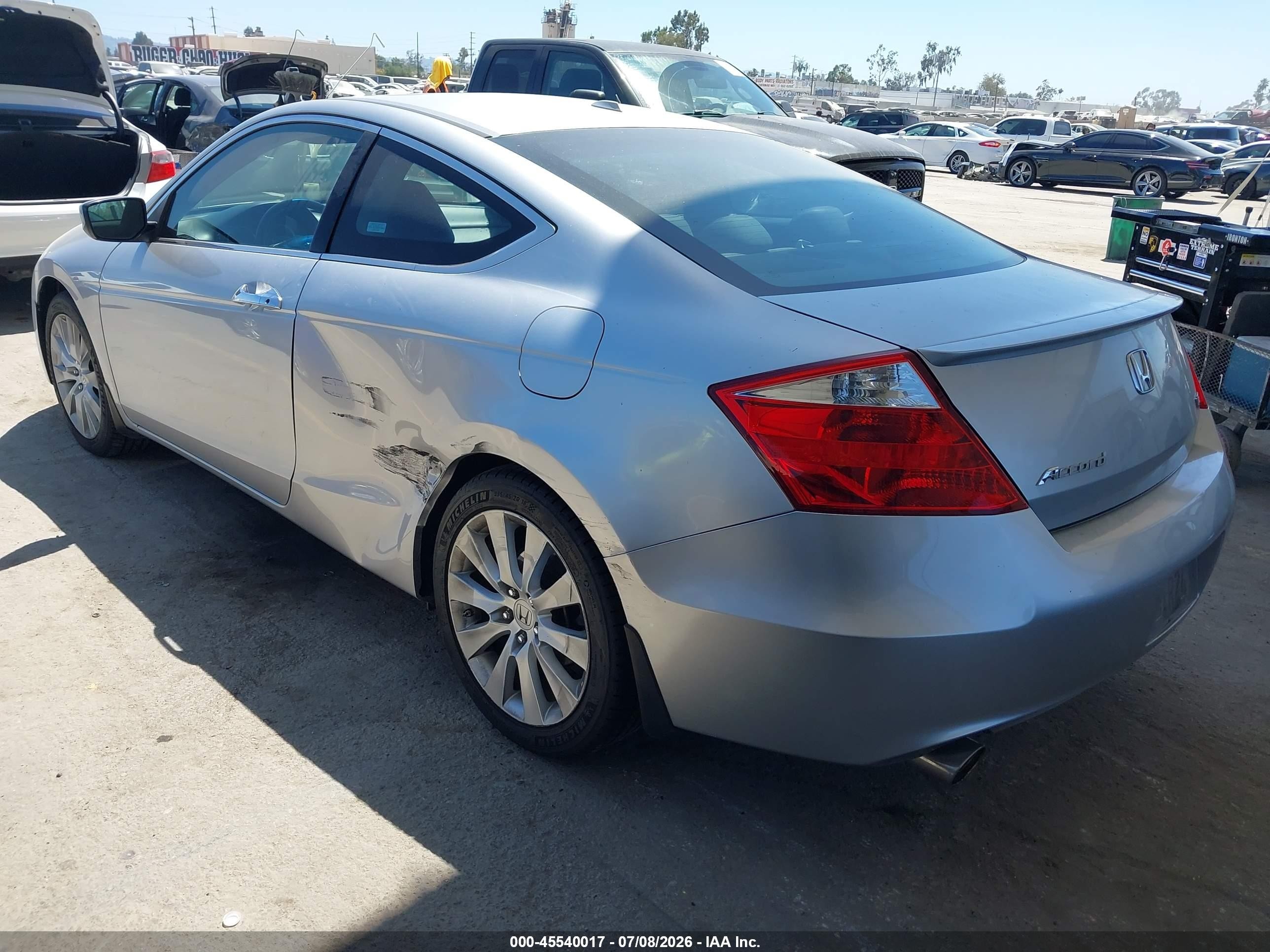 2009 Honda Accord 3.5 Ex-l Silver vin: 1HGCS22899A004398