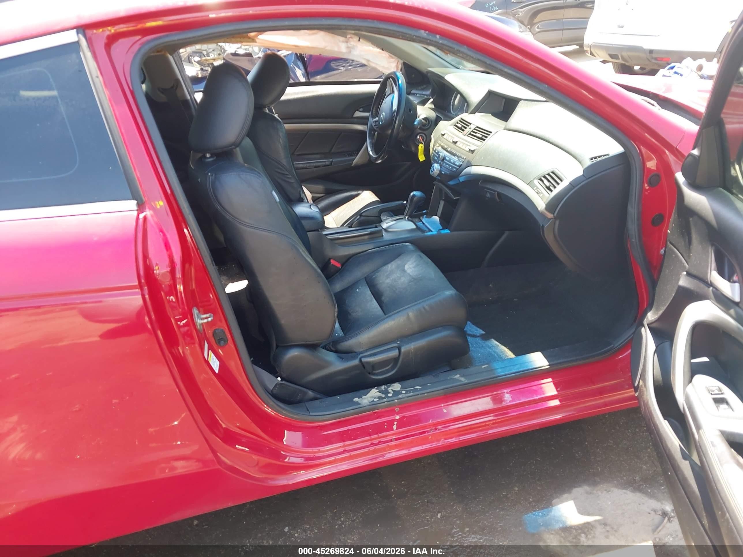 2009 Honda Accord 3.5 Ex-l Red vin: 1HGCS22899A005132