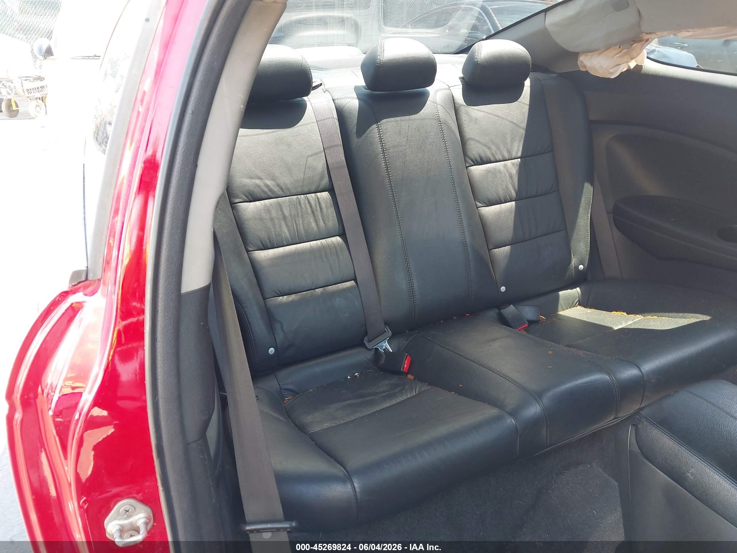 2009 Honda Accord 3.5 Ex-l Red vin: 1HGCS22899A005132