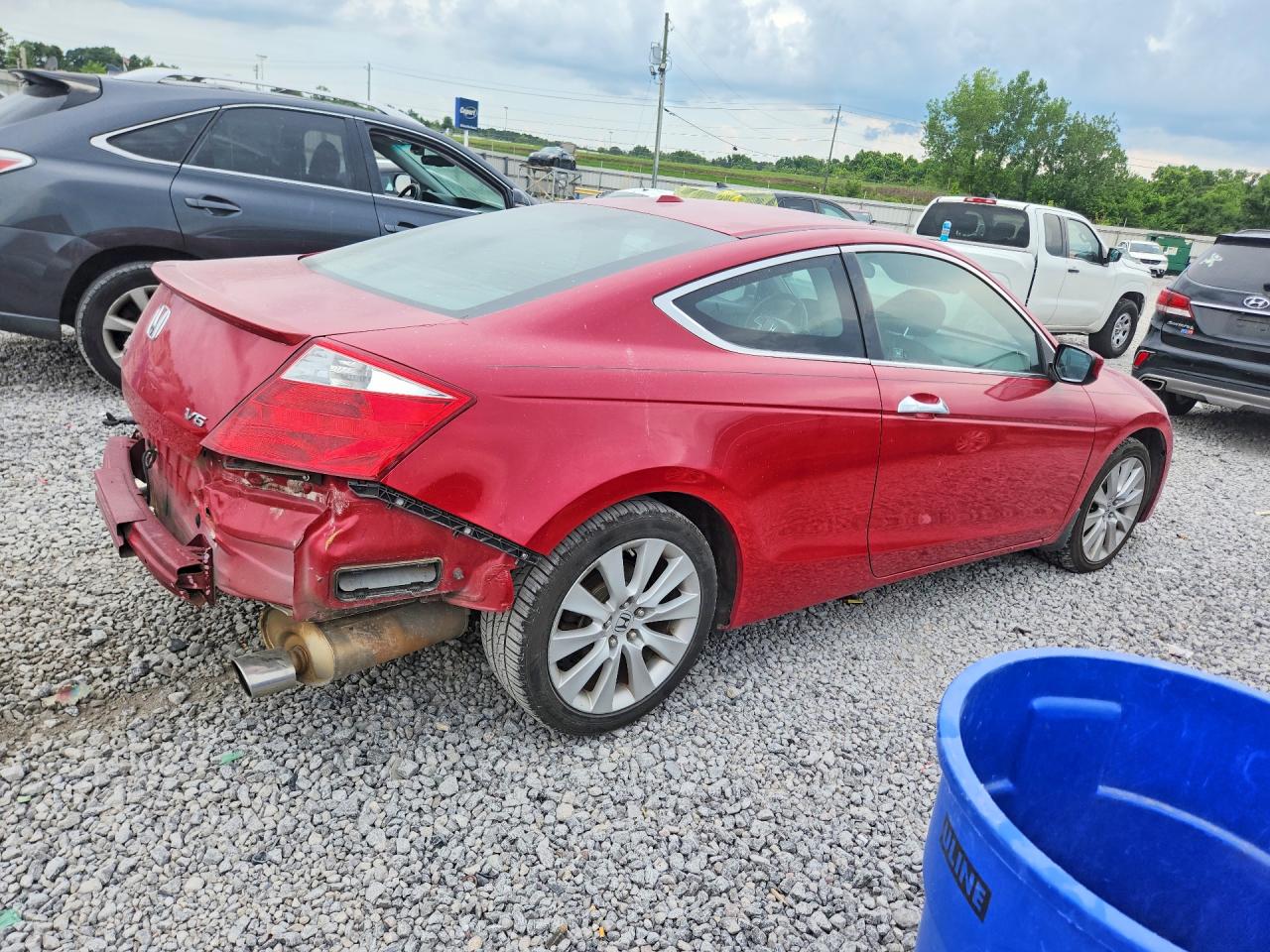2009 Honda Accord Exl Red vin: 1HGCS22899A005163
