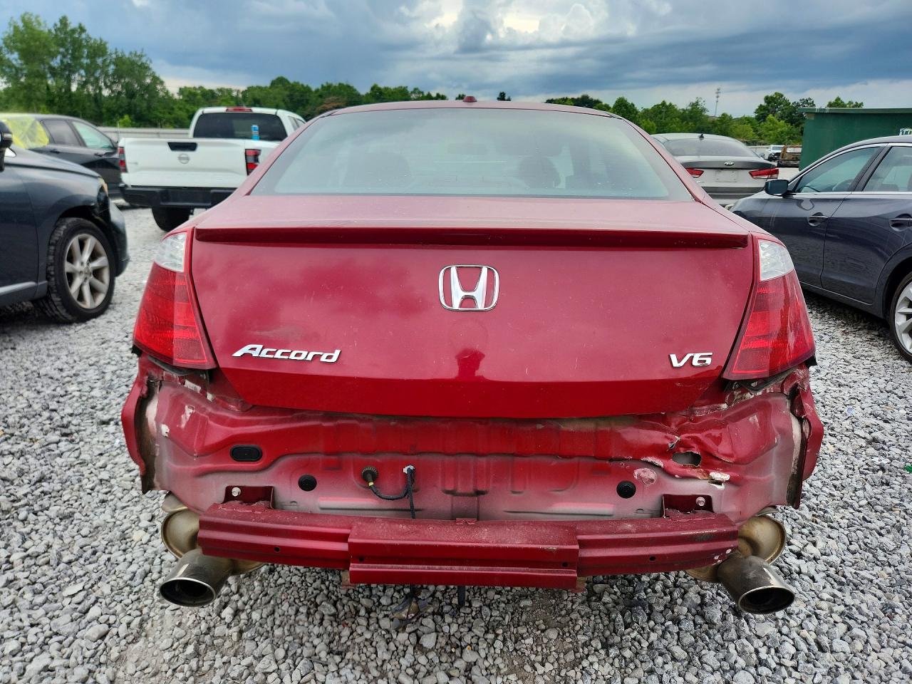 2009 Honda Accord Exl Red vin: 1HGCS22899A005163