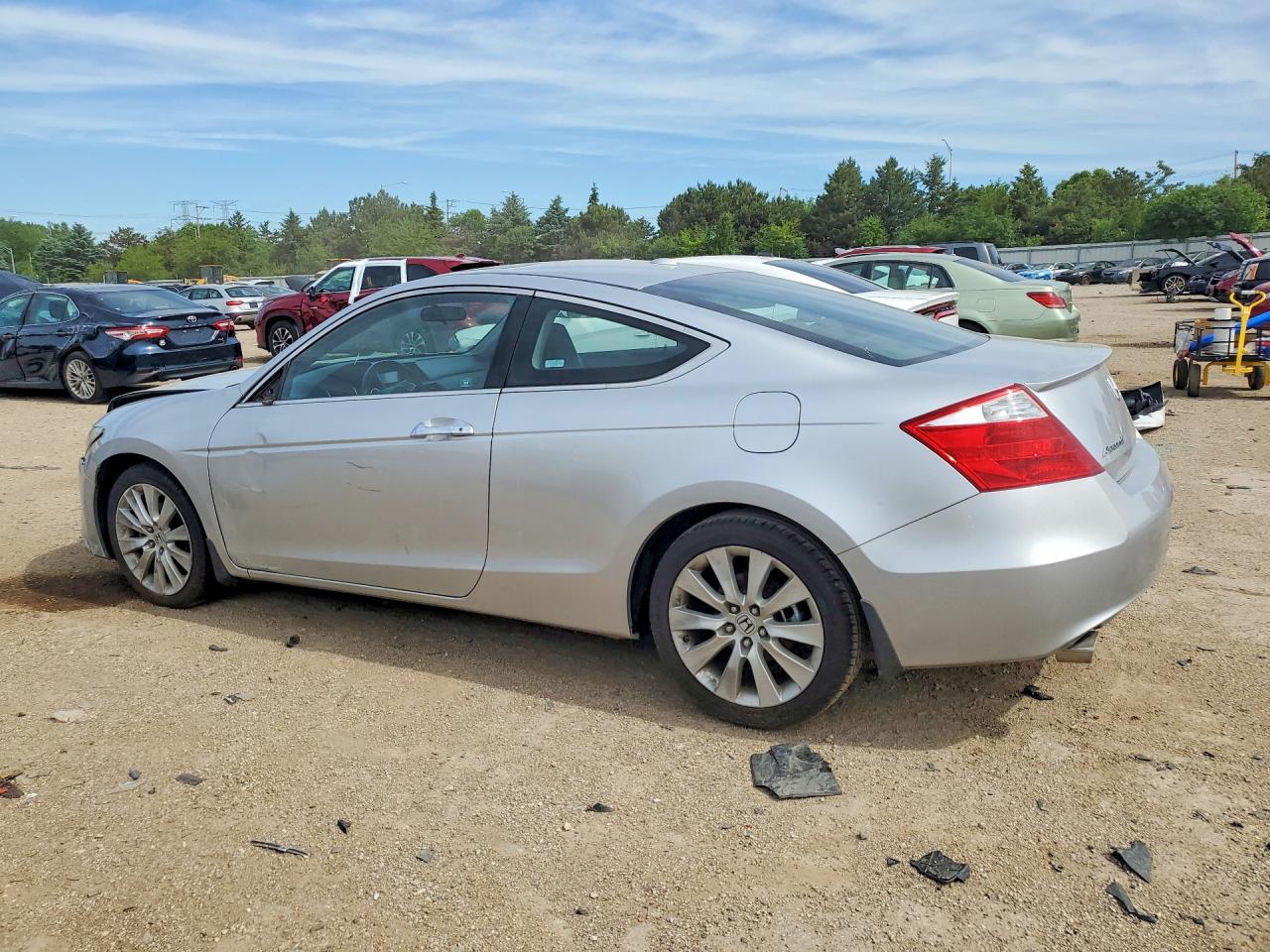 2008 Honda Accord Exl Silver vin: 1HGCS228X8A011486