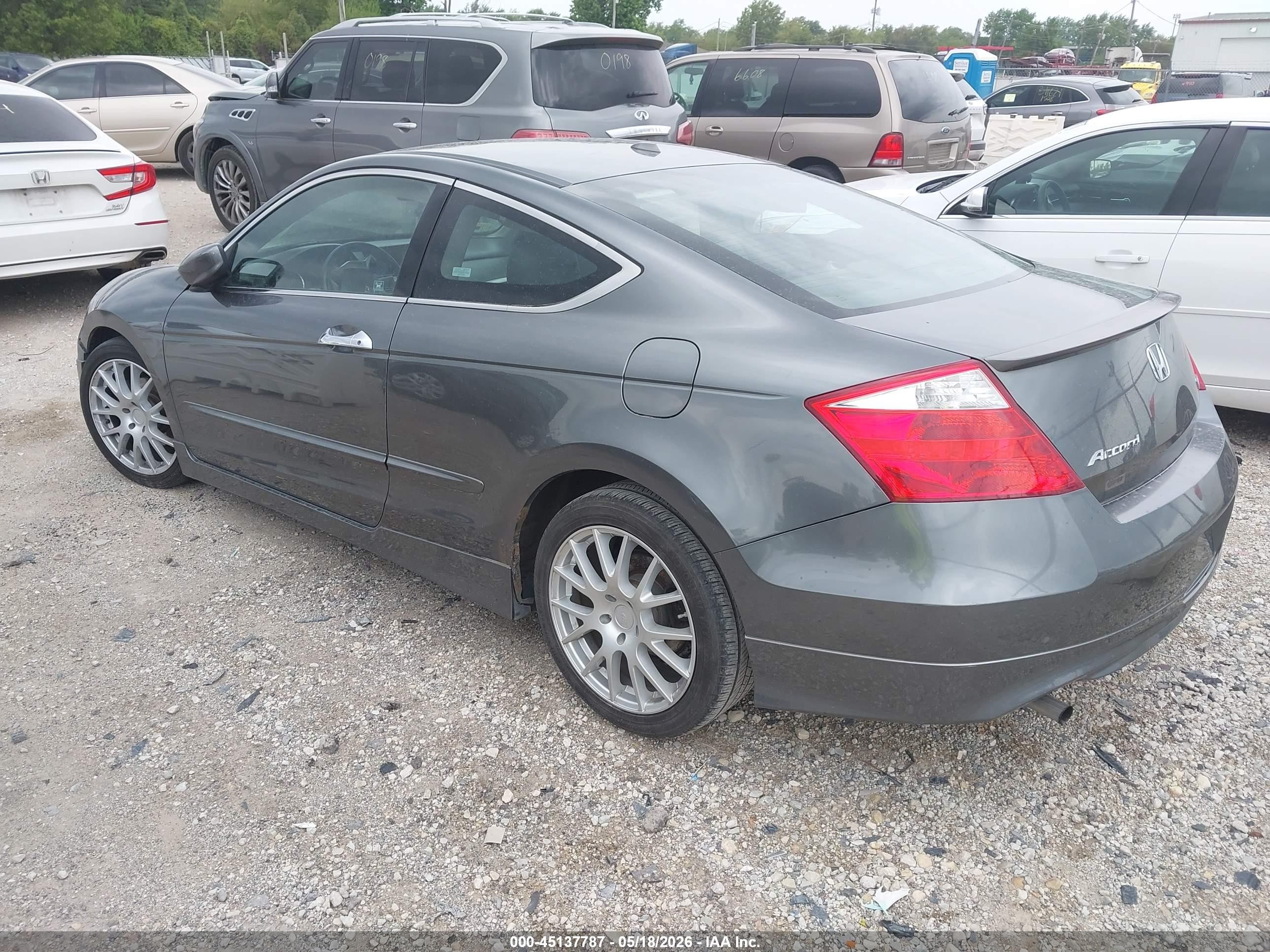 2008 Honda Accord 3.5 Ex-l Gray vin: 1HGCS228X8A013867