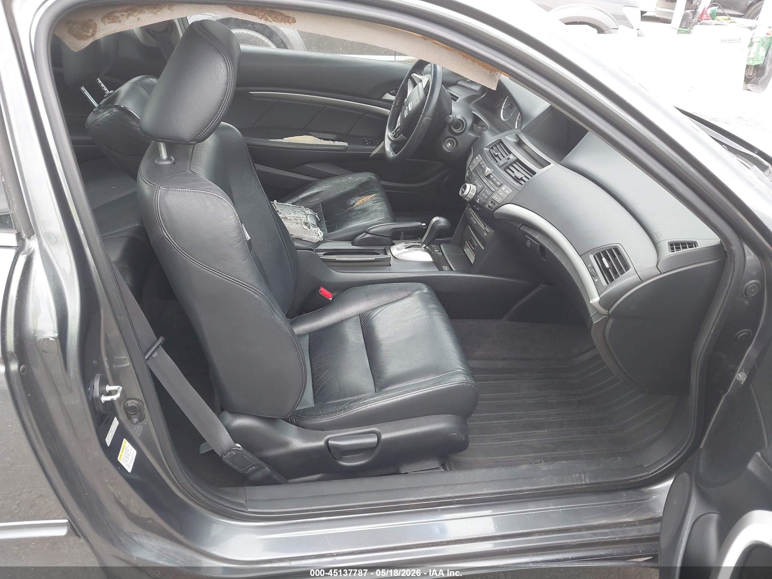 2008 Honda Accord 3.5 Ex-l Gray vin: 1HGCS228X8A013867