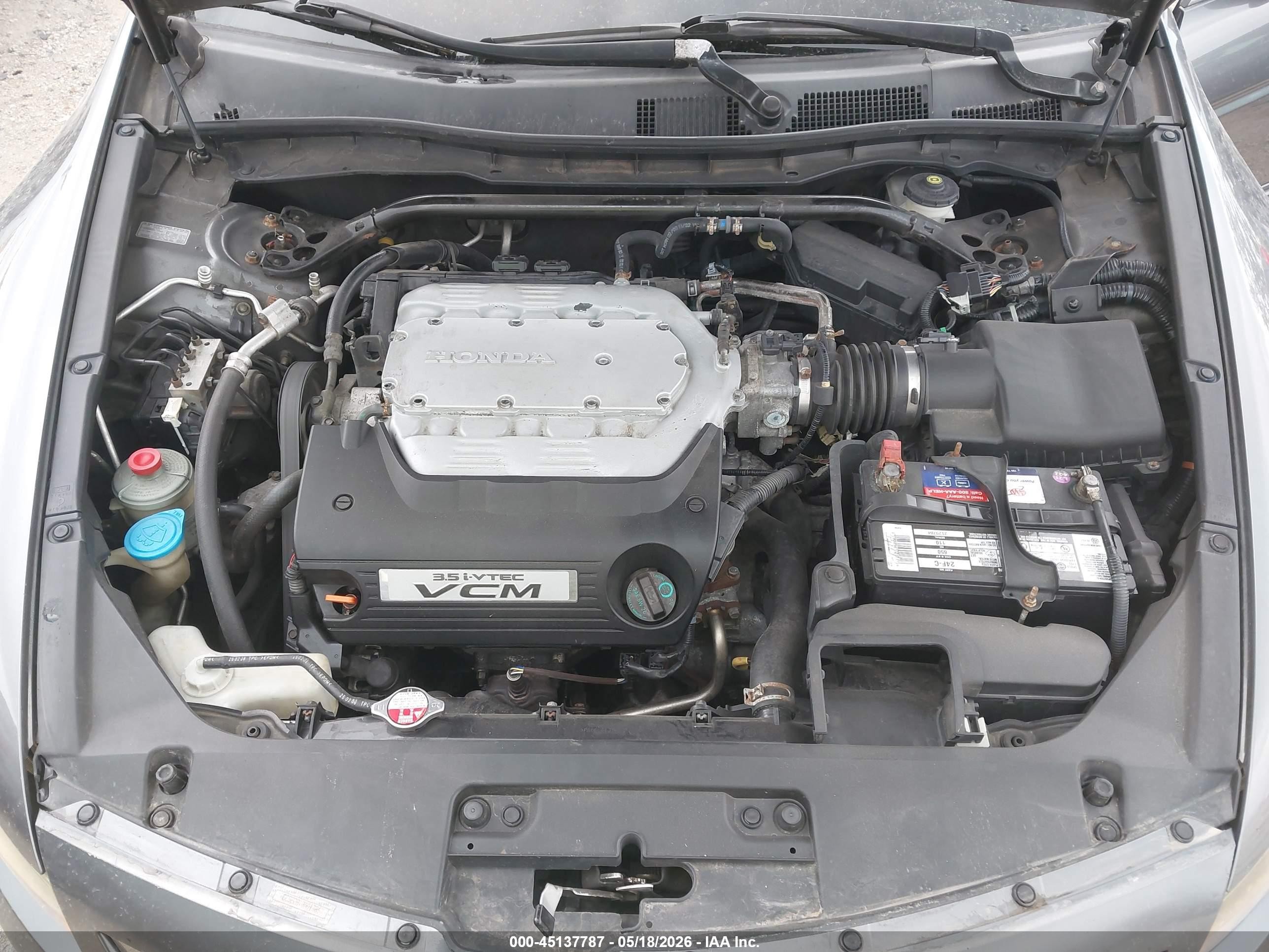 2008 Honda Accord 3.5 Ex-l Gray vin: 1HGCS228X8A013867