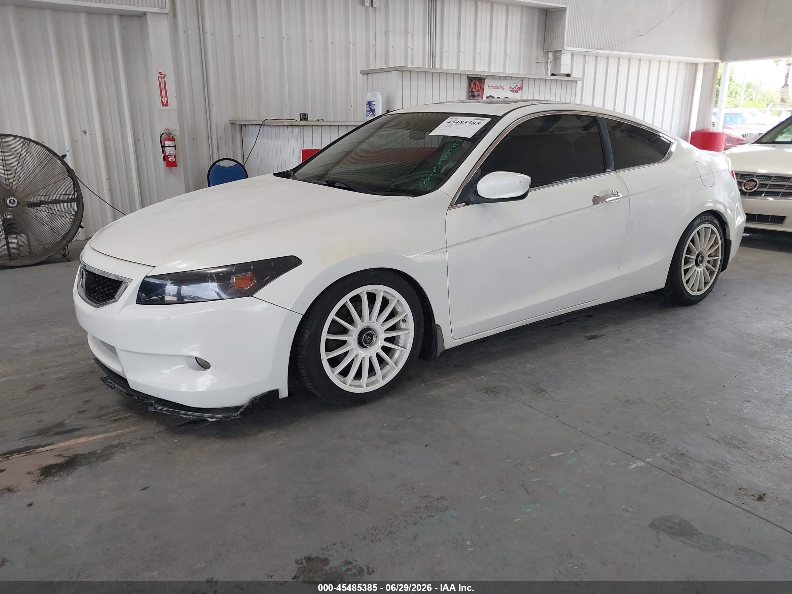2008 Honda Accord 3.5 Ex-l White vin: 1HGCS228X8A016056