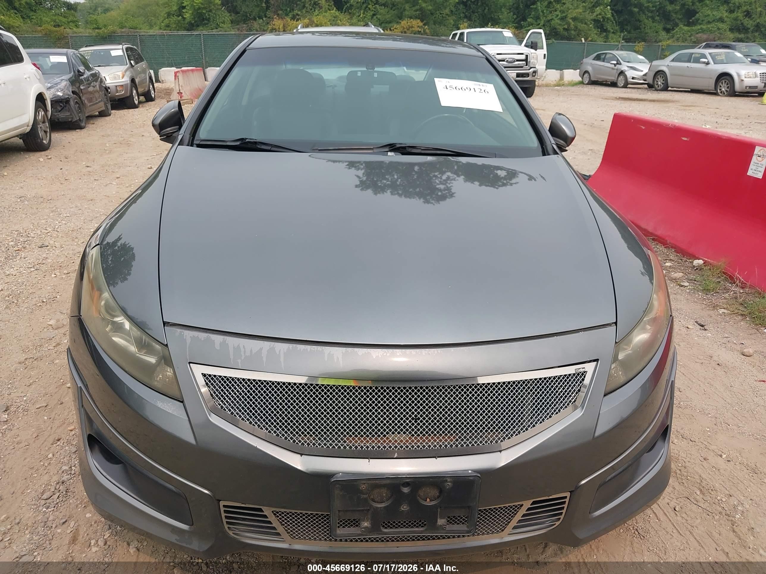 2009 Honda Accord 3.5 Ex-l Gray vin: 1HGCS228X9A000229