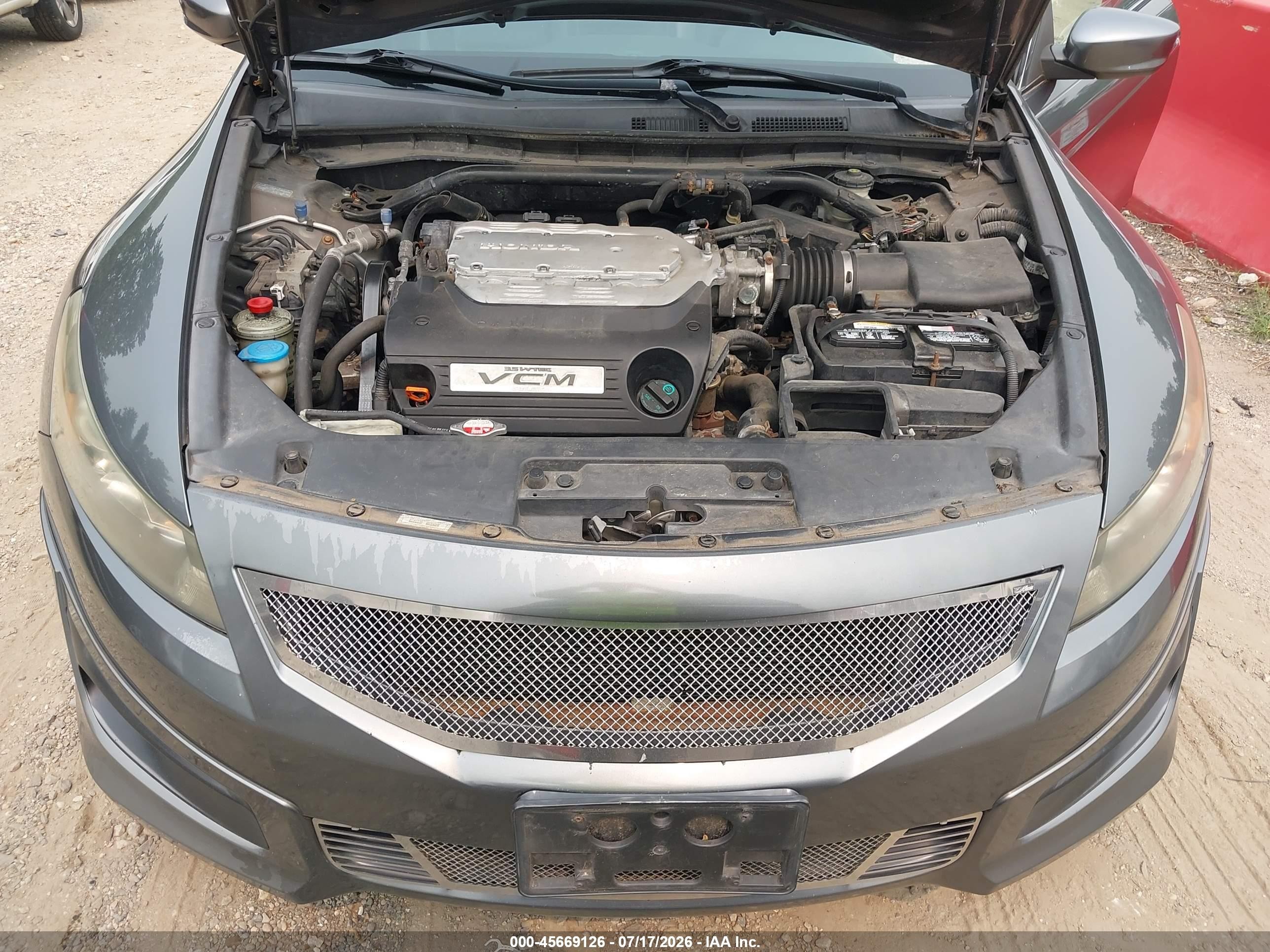 2009 Honda Accord 3.5 Ex-l Gray vin: 1HGCS228X9A000229