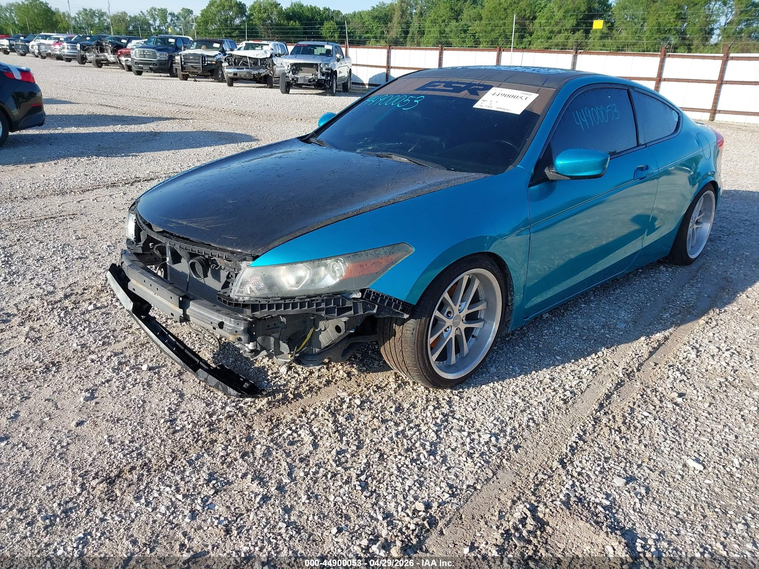 2012 Honda Accord 3.5 Ex-l Teal vin: 1HGCS2A80CA005514