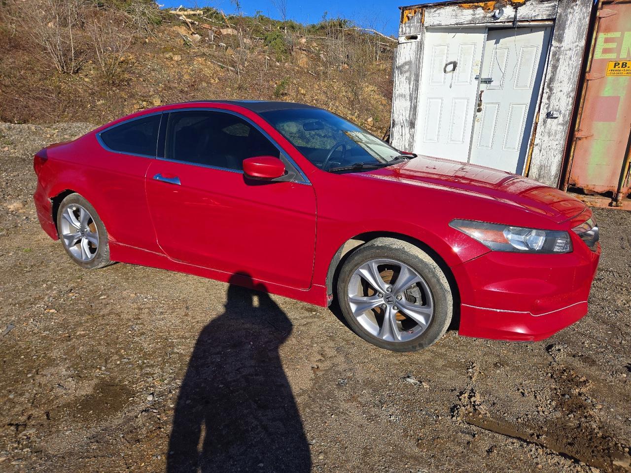 2011 Honda Accord Exl Red vin: 1HGCS2A82BA800448