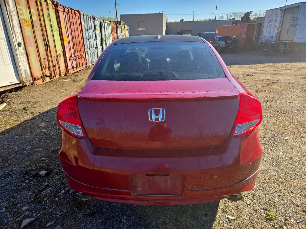 2011 Honda Accord Exl Red vin: 1HGCS2A82BA800448