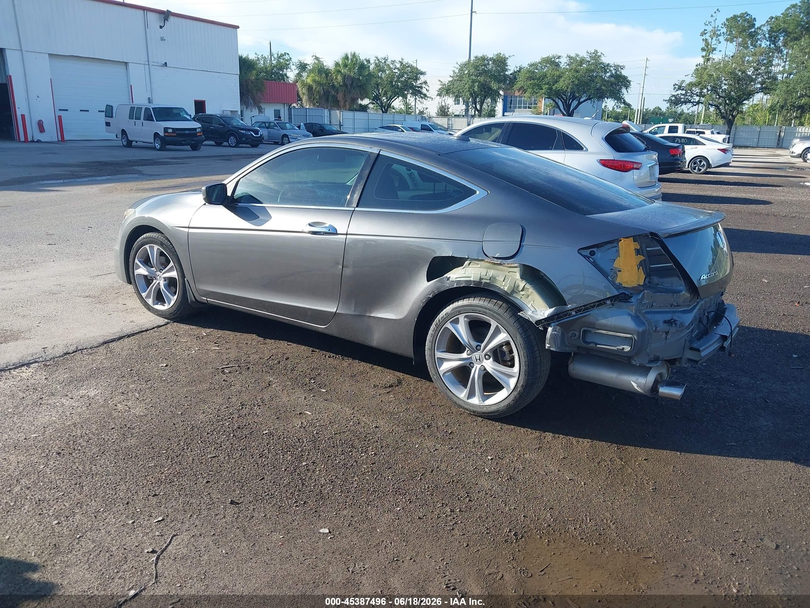 2011 Honda Accord 3.5 Ex-l Gray vin: 1HGCS2A85BA006575